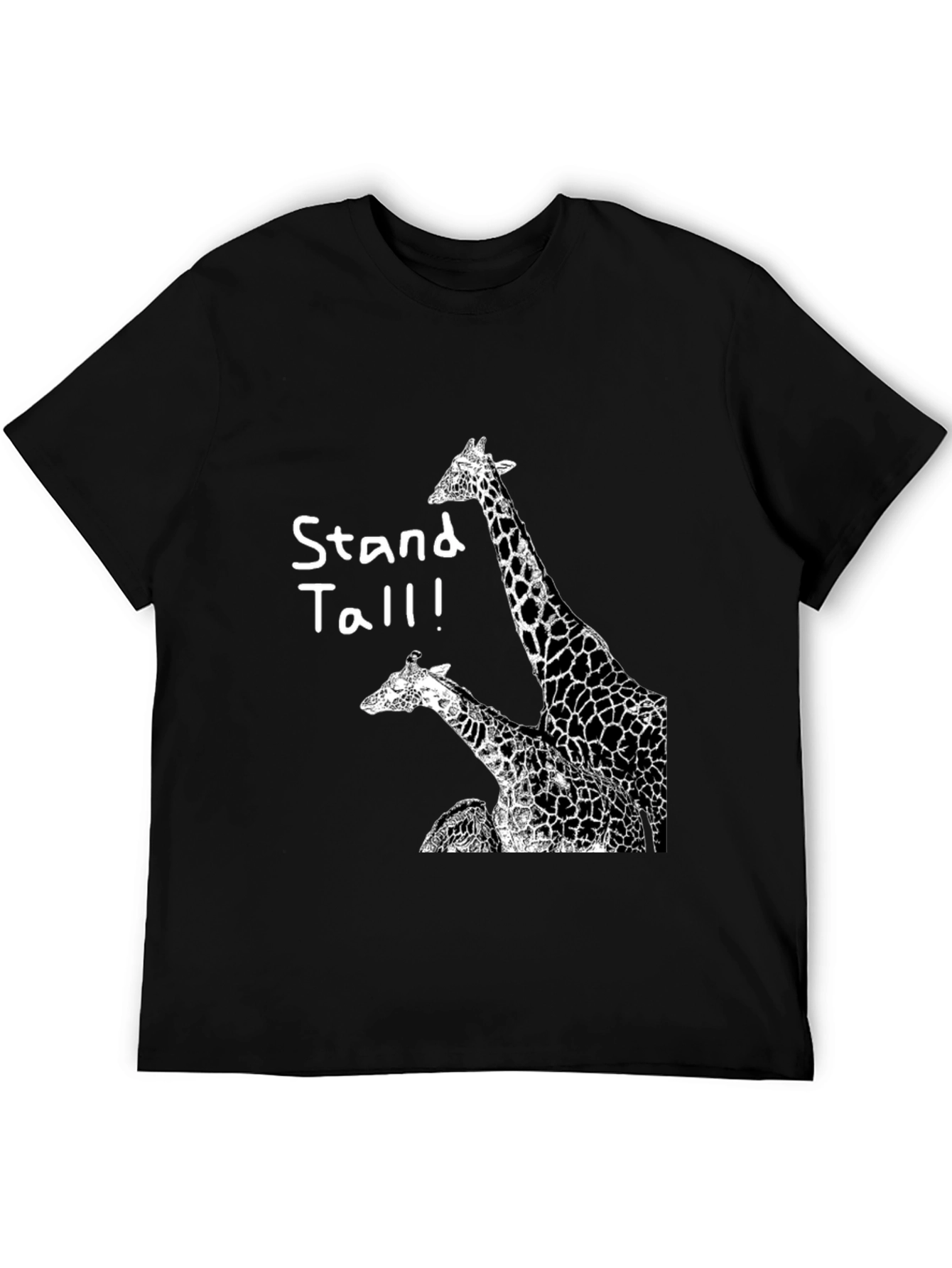 Stand Tall Giraffe Graphic Tee