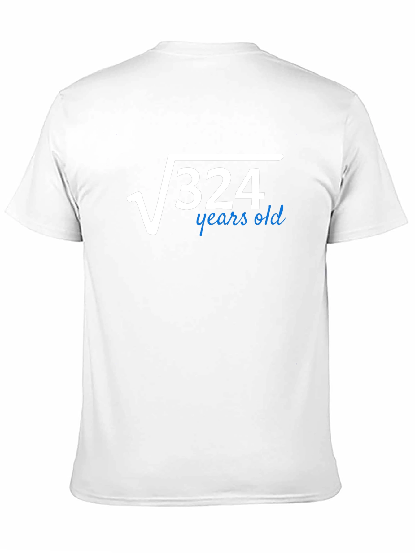 Funny 18th Birthday T-Shirt: Square Root of 324
