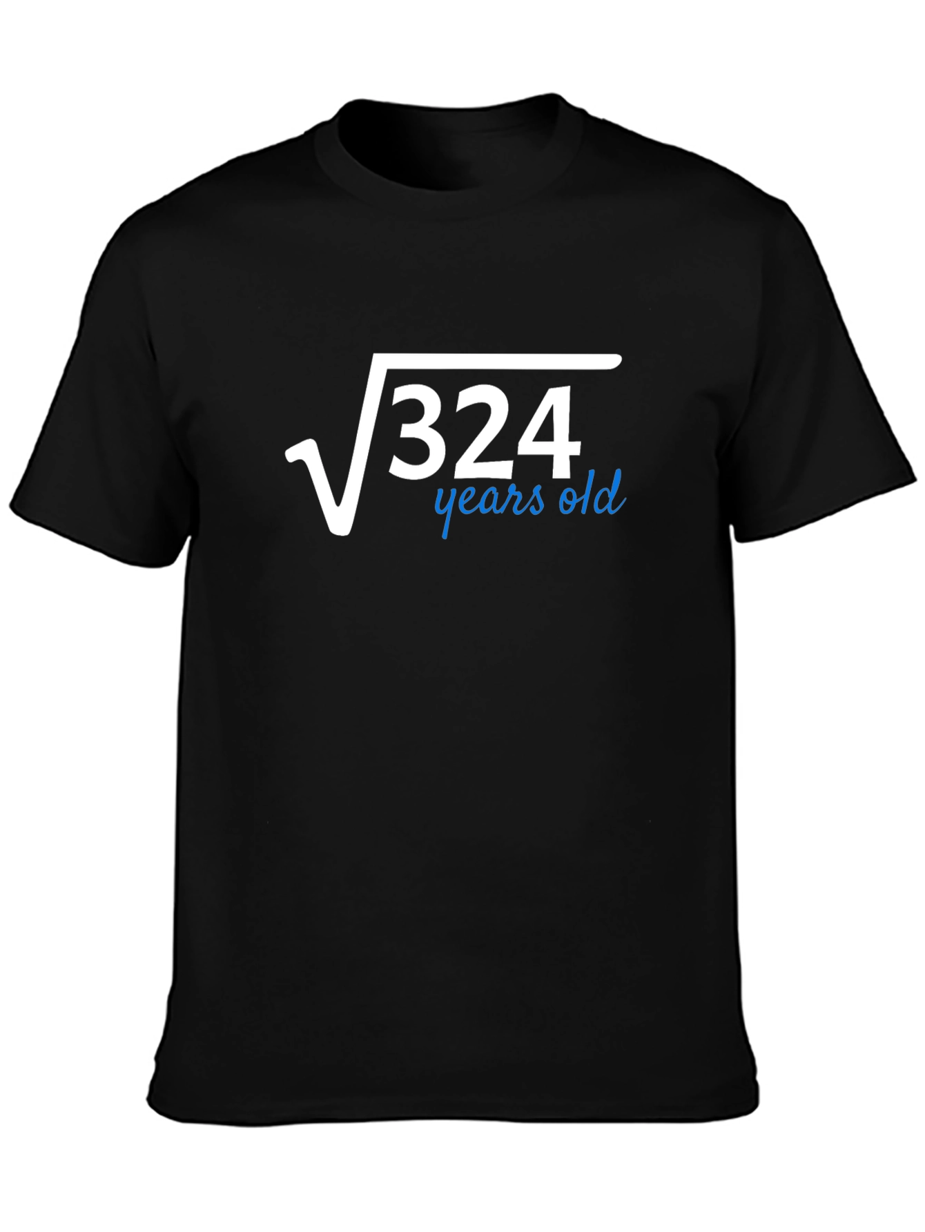 Funny 18th Birthday T-Shirt: Square Root of 324