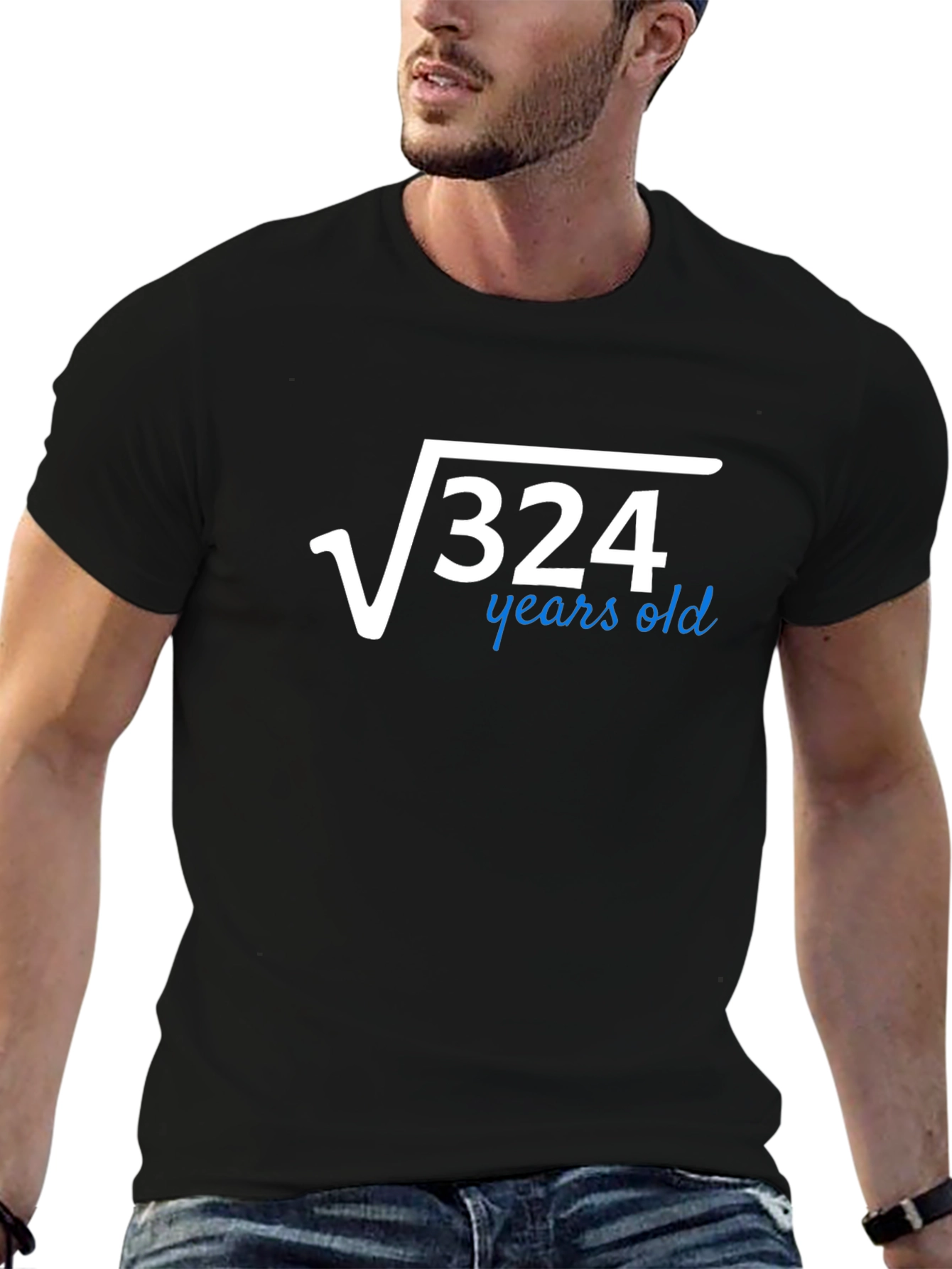 Funny 18th Birthday T-Shirt: Square Root of 324