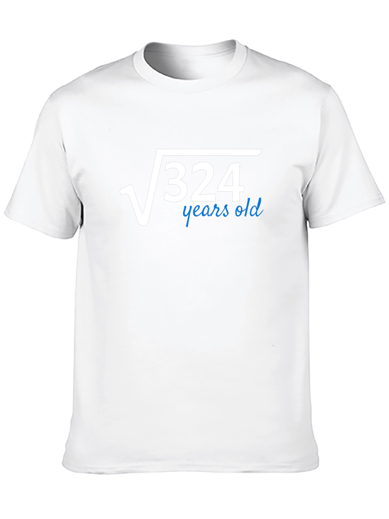 Funny 18th Birthday T-Shirt: Square Root of 324