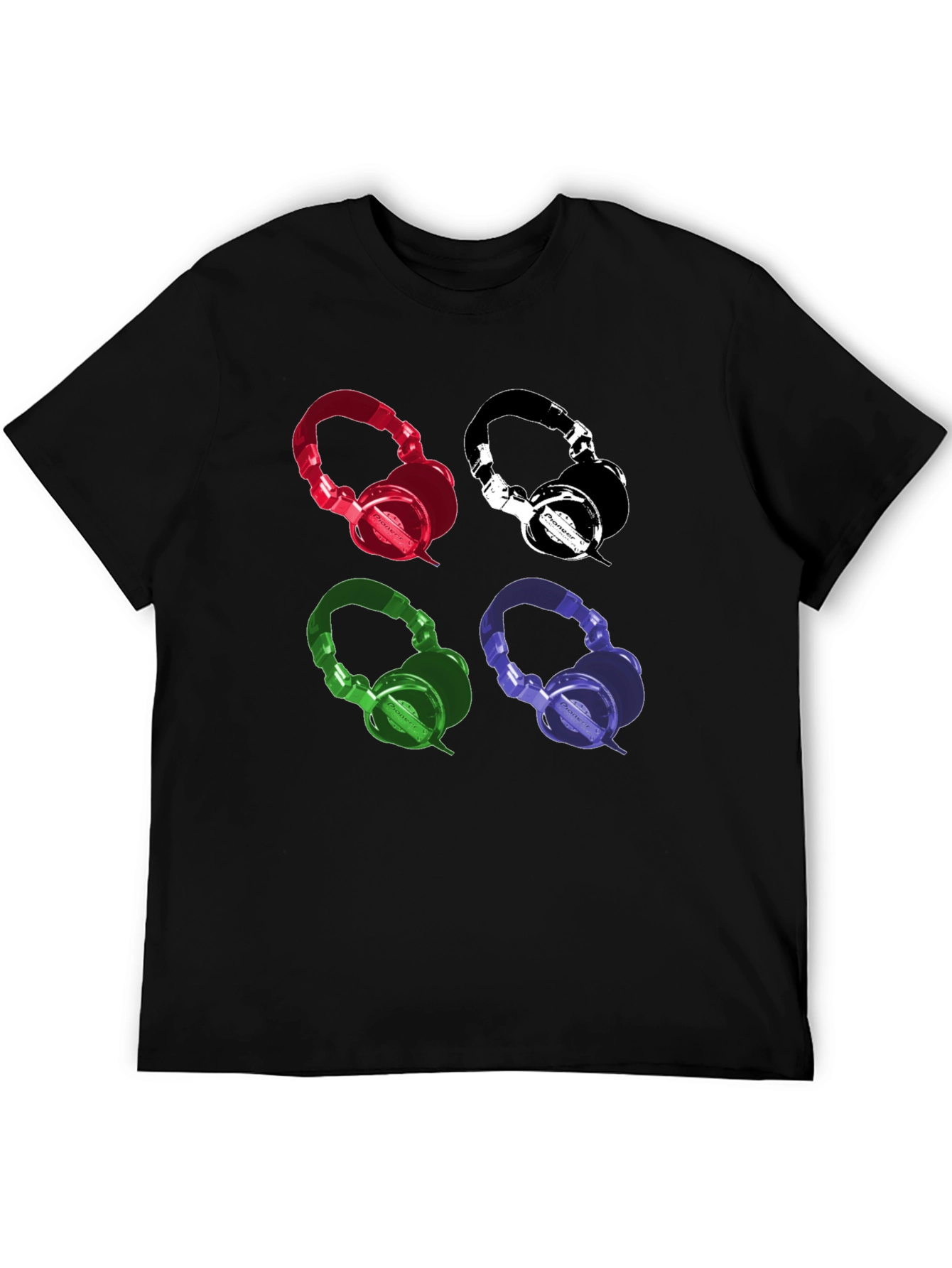 Retro Headphones Graphic Tee - Music Lover T-Shirt