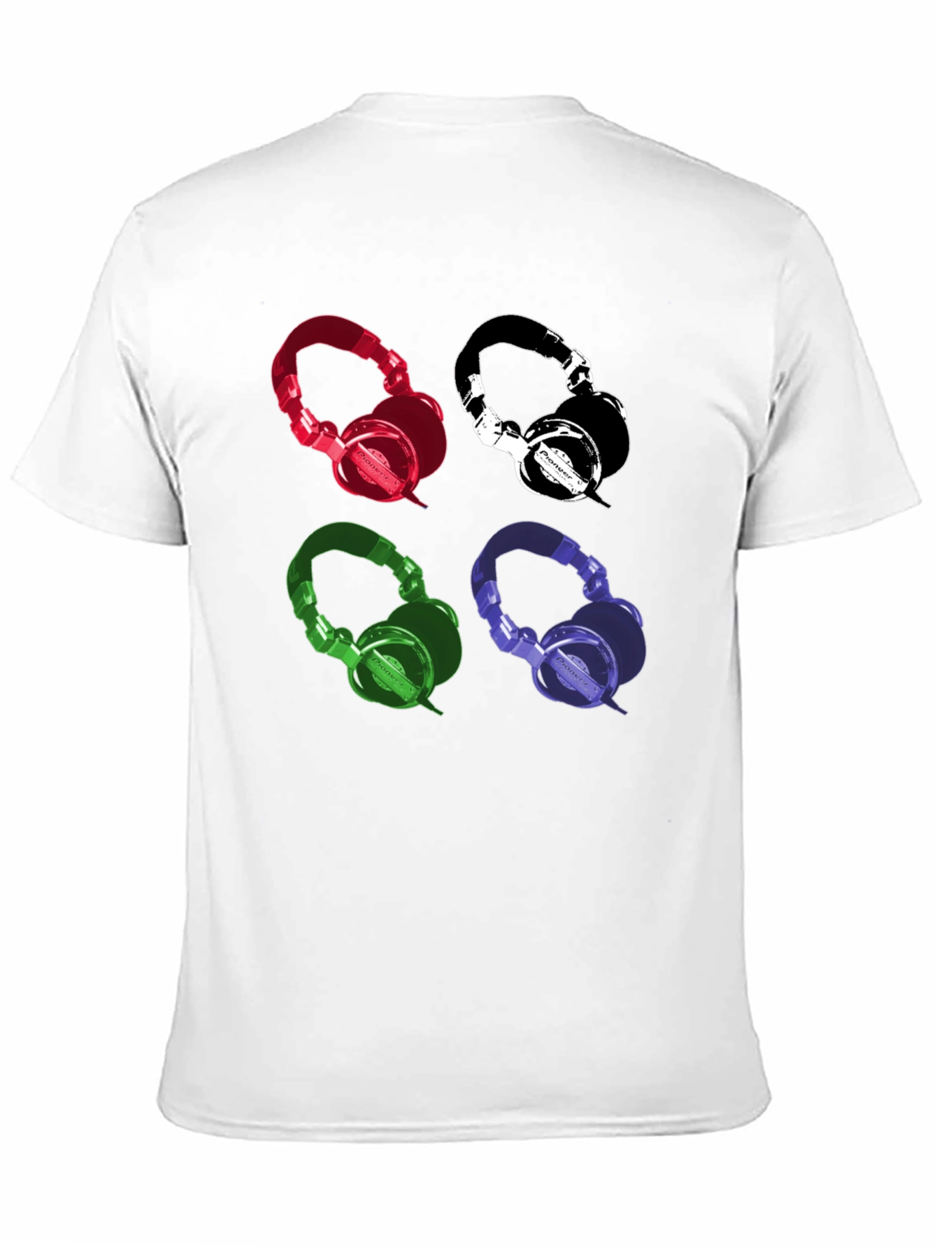 Retro Headphones Graphic Tee - Music Lover T-Shirt