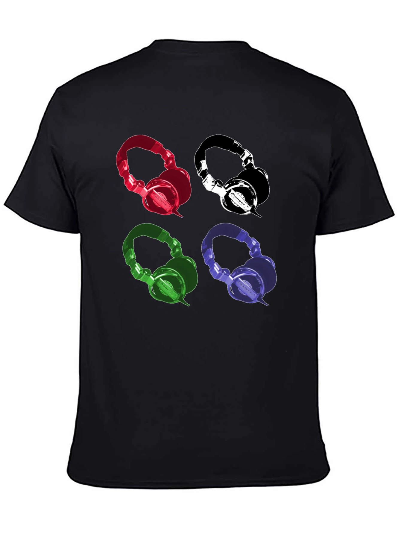 Retro Headphones Graphic Tee - Music Lover T-Shirt