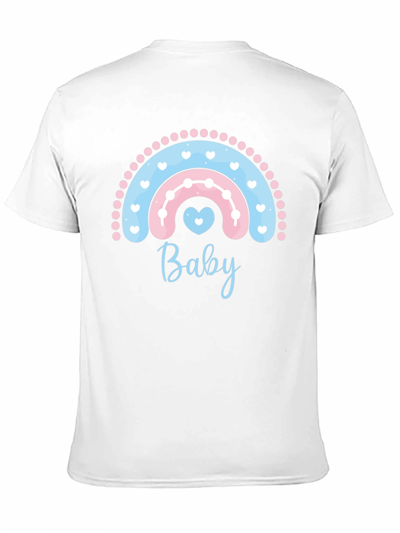 Baby Rainbow Graphic Tee - Gender Reveal