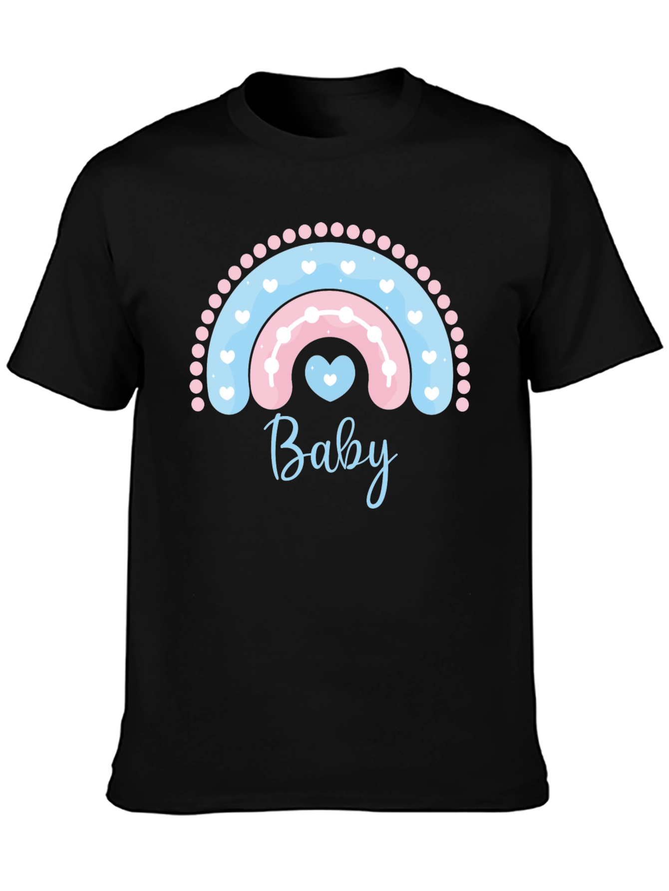 Baby Rainbow Graphic Tee - Gender Reveal