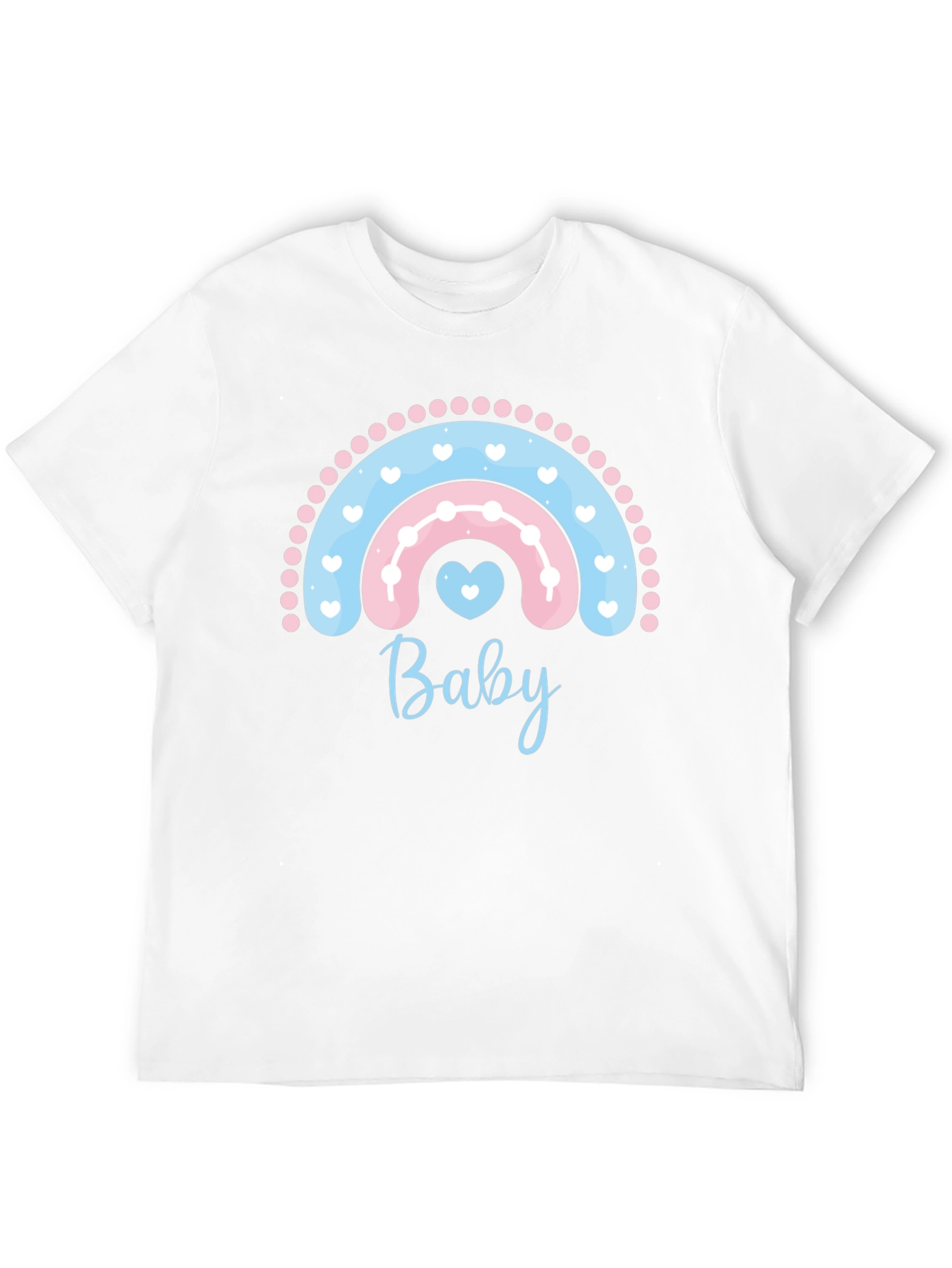 Baby Rainbow Graphic Tee - Gender Reveal