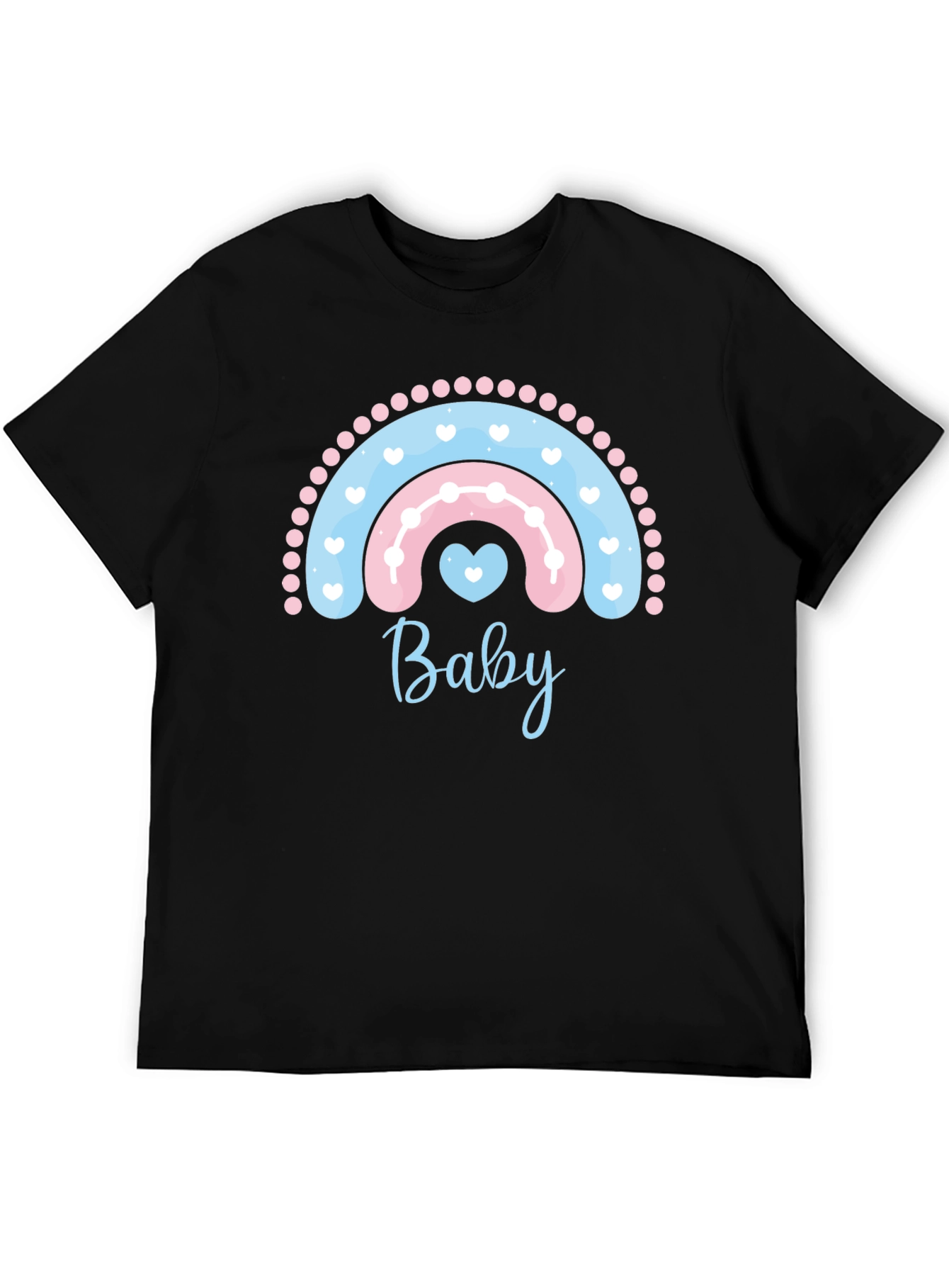 Baby Rainbow Graphic Tee - Gender Reveal