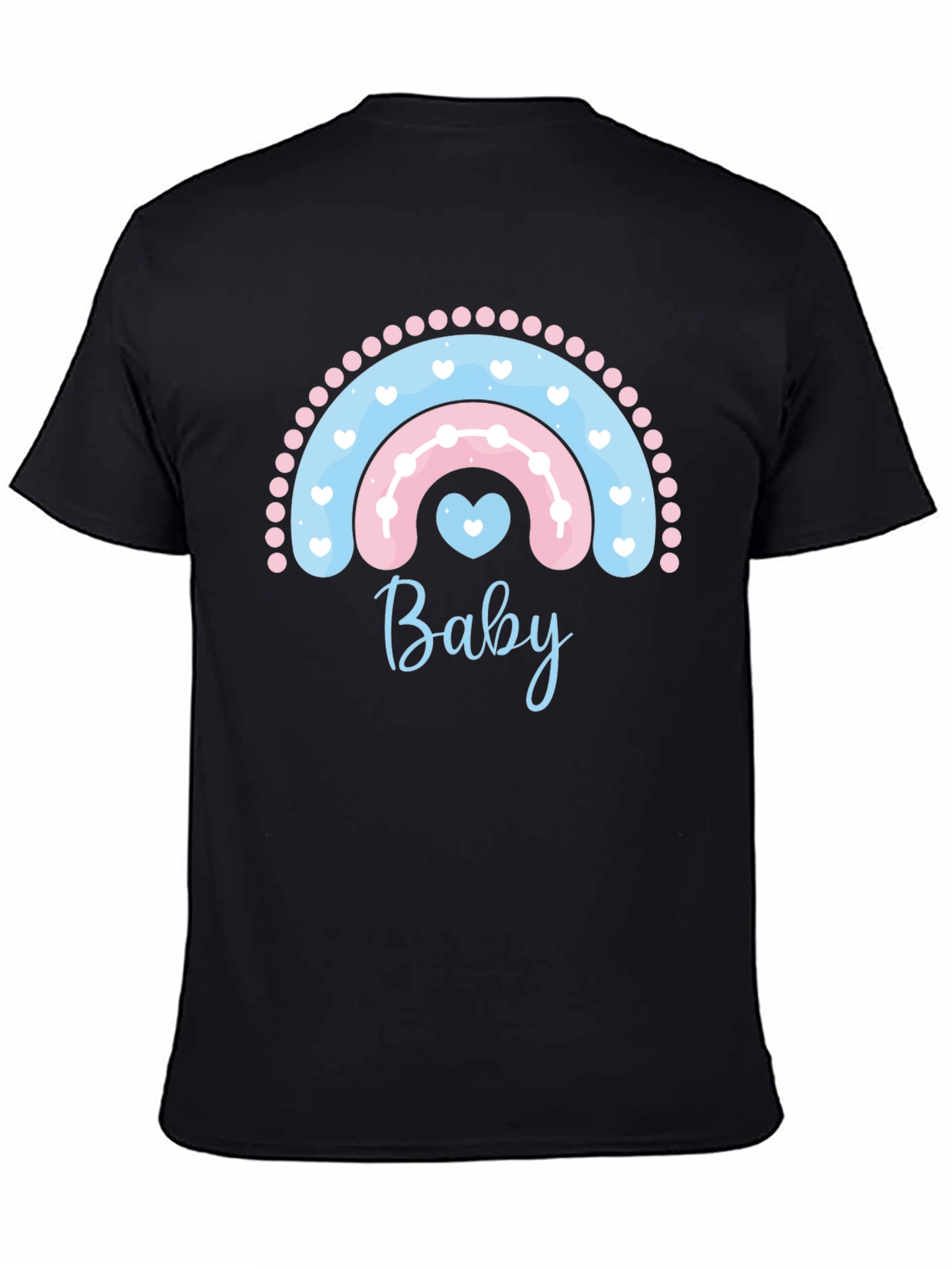 Baby Rainbow Graphic Tee - Gender Reveal