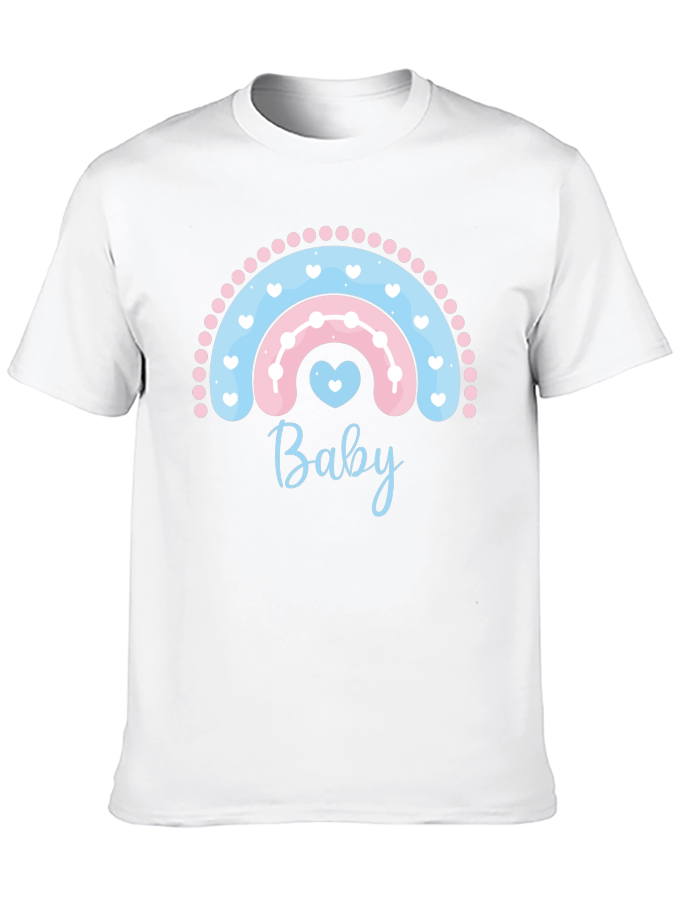 Baby Rainbow Graphic Tee - Gender Reveal