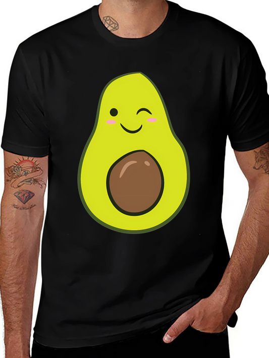 Avocado Graphic T-Shirt - Winking Fruit Tee