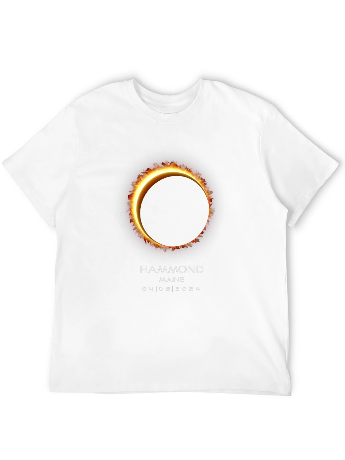 Total Solar Eclipse T-Shirt - Hammond Maine 04/08/2024