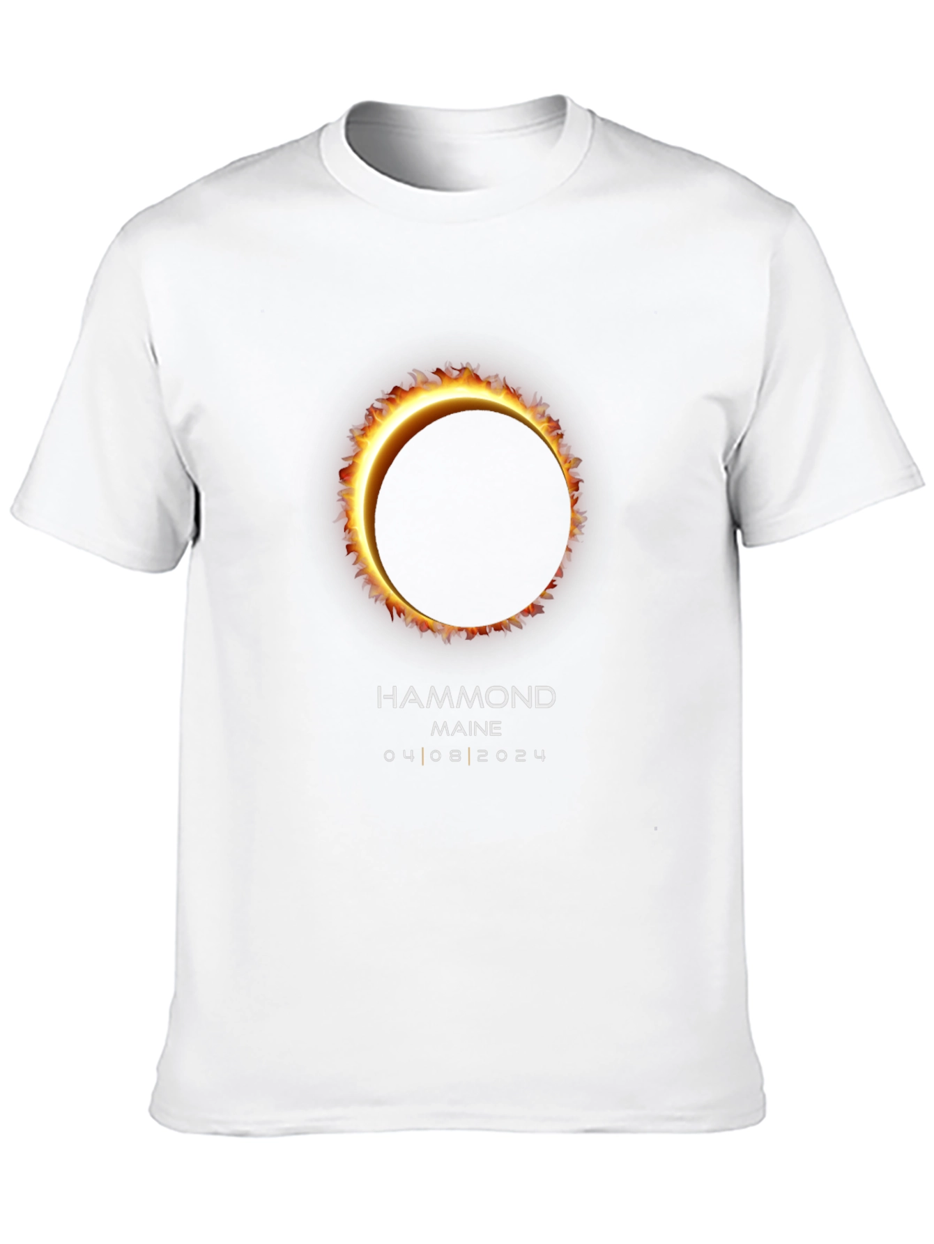 Total Solar Eclipse T-Shirt - Hammond Maine 04/08/2024