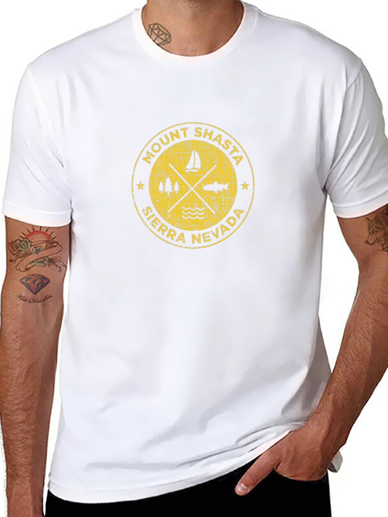 Mount Shasta Sierra Nevada Graphic Tee