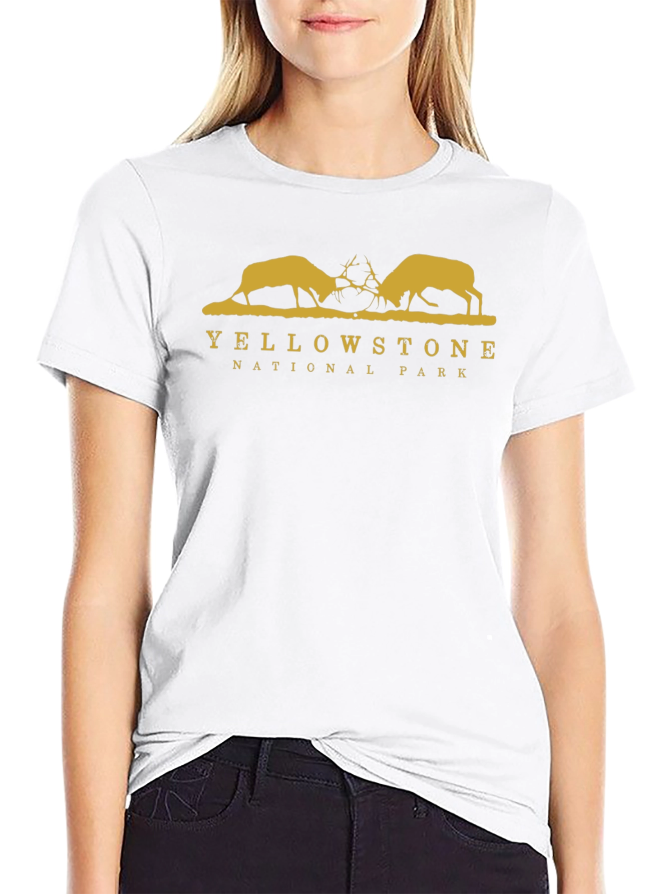 Yellowstone National Park Elk Graphic Tee
