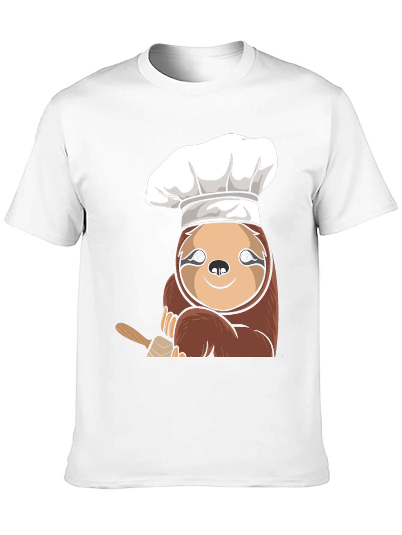 Chef Sloth T-Shirt - Cute Culinary Design