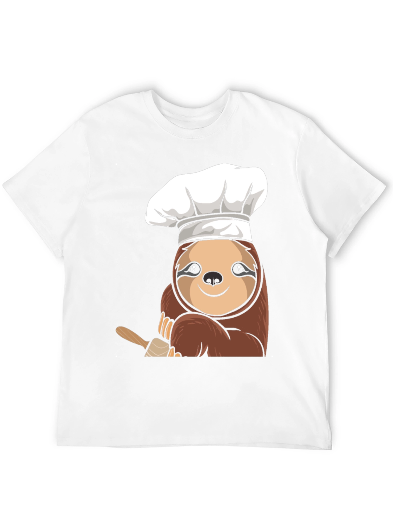 Chef Sloth T-Shirt - Cute Culinary Design