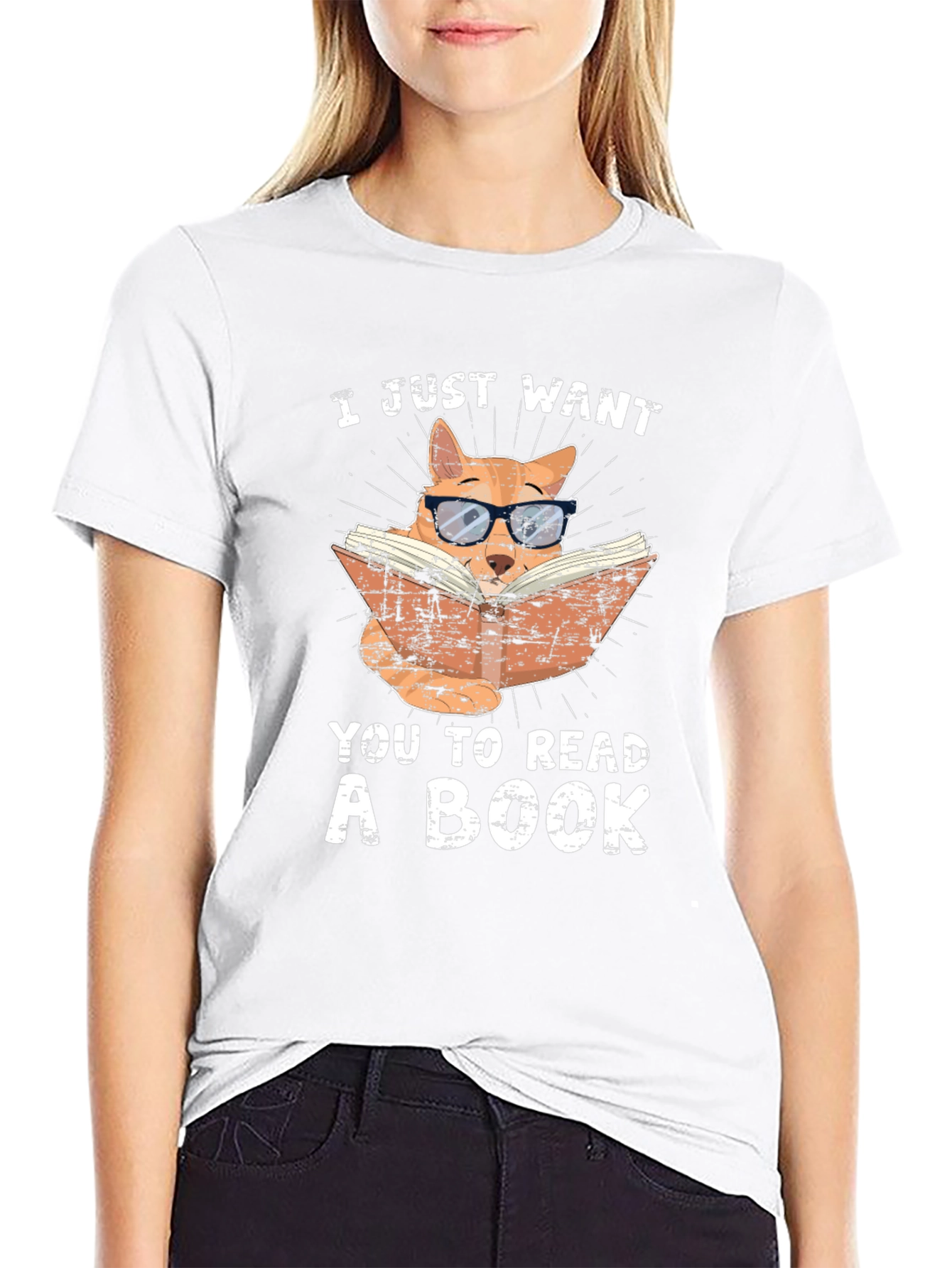 I Just Want You to Read a Book T-Shirt
