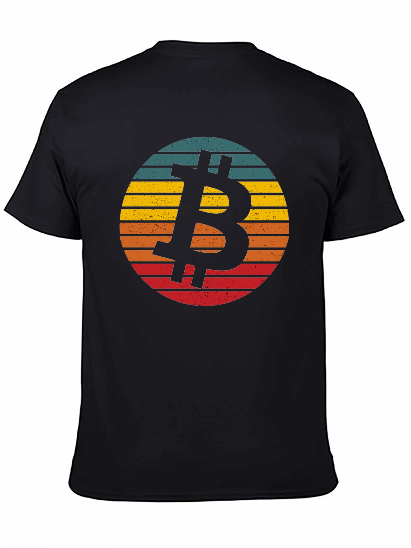 Bitcoin Sunset Graphic Tee - Crypto HODL Shirt
