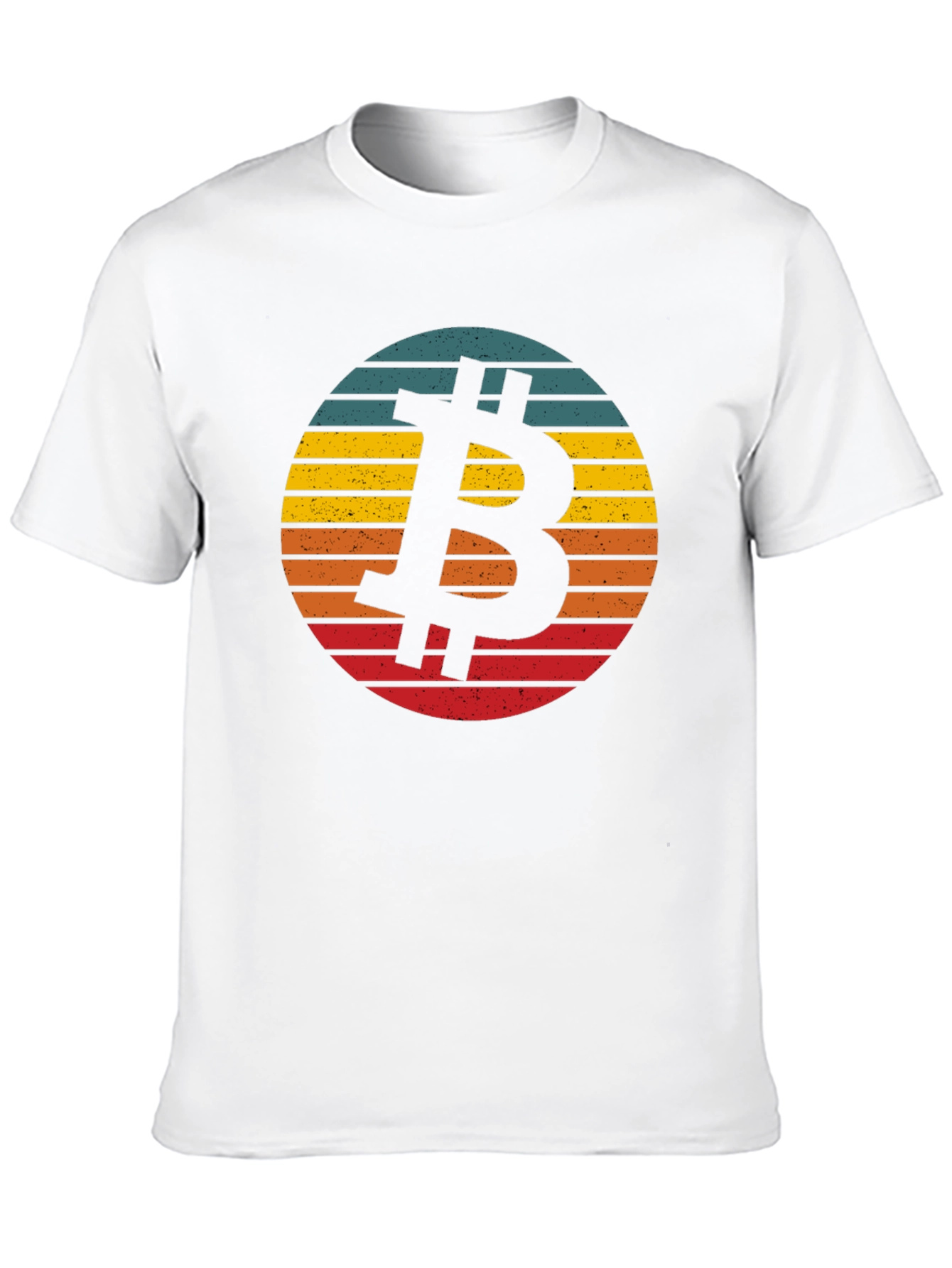 Bitcoin Sunset Graphic Tee - Crypto HODL Shirt