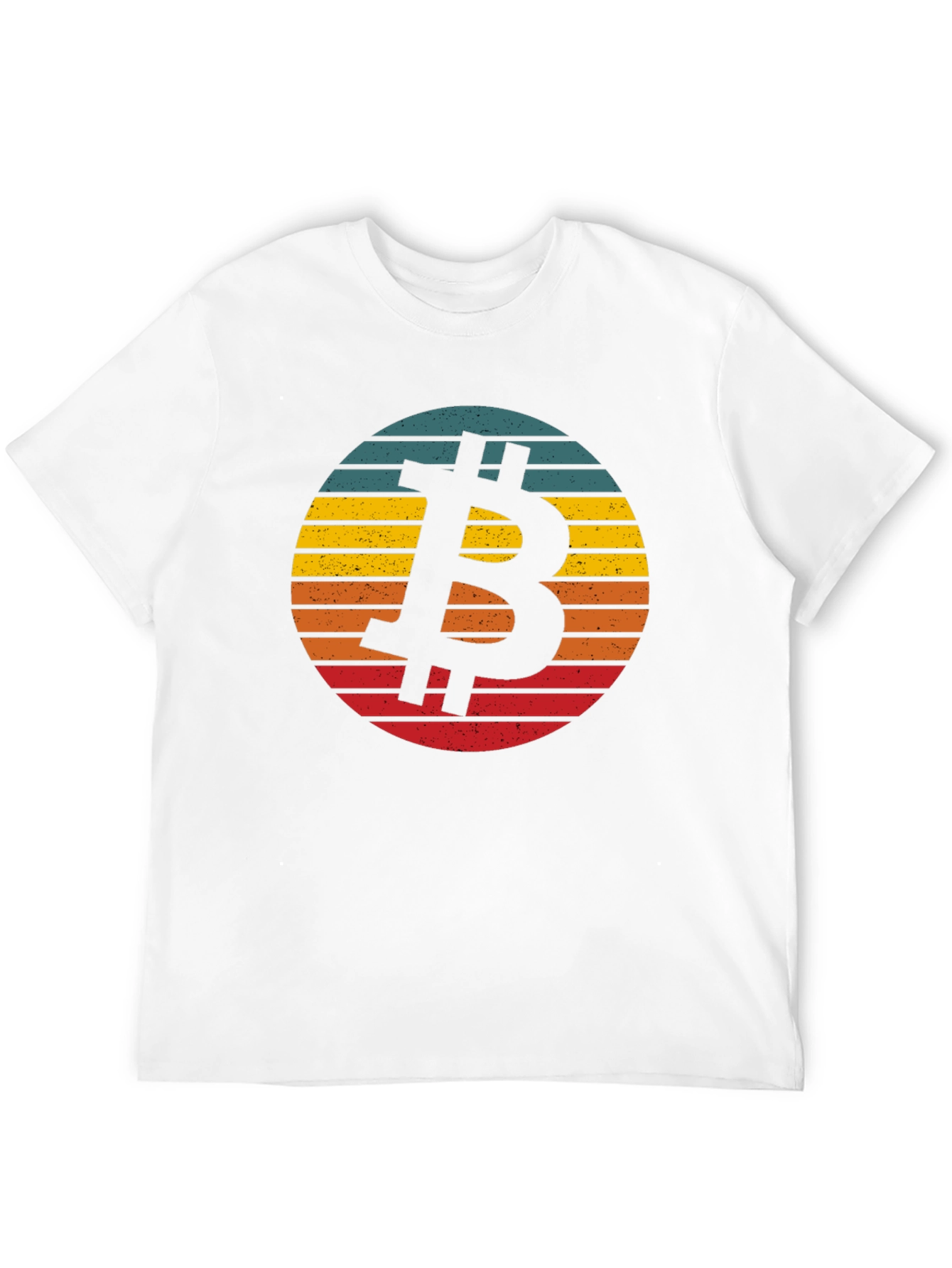 Bitcoin Sunset Graphic Tee - Crypto HODL Shirt