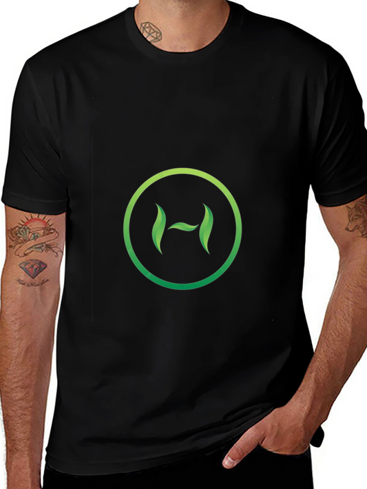 Eco-Friendly H Logo Black T-Shirt