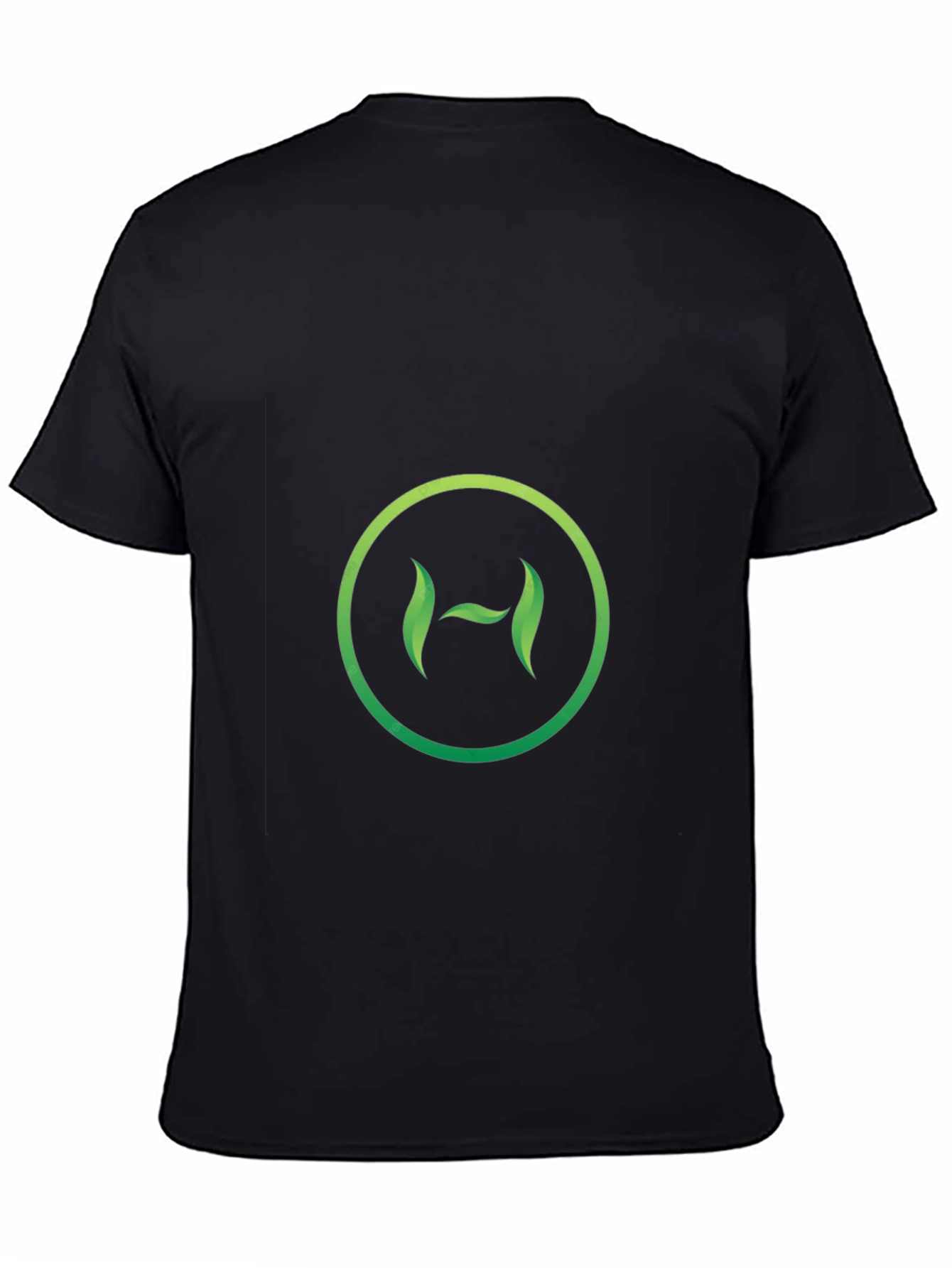 Eco-Friendly H Logo Black T-Shirt