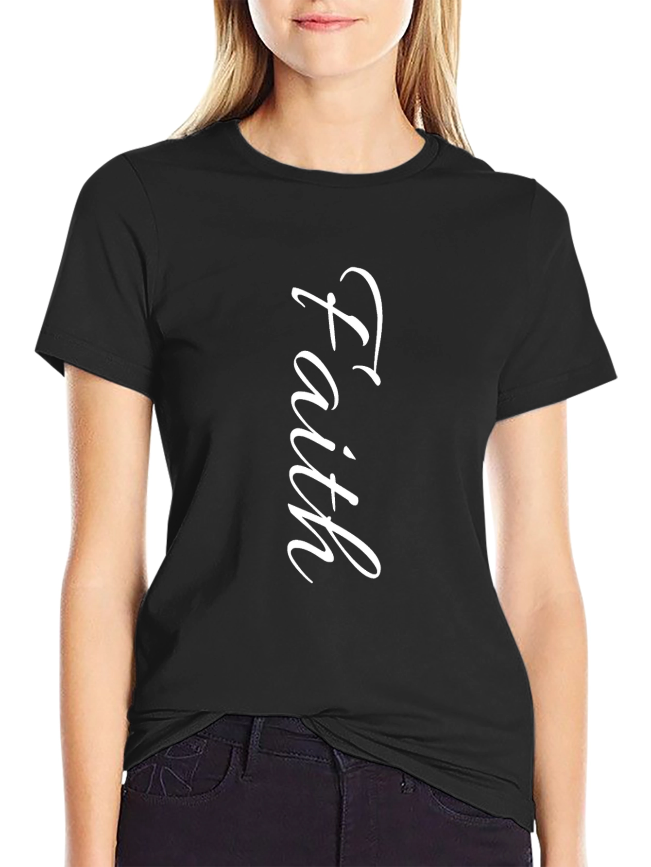 Faith Graphic T-Shirt - Black