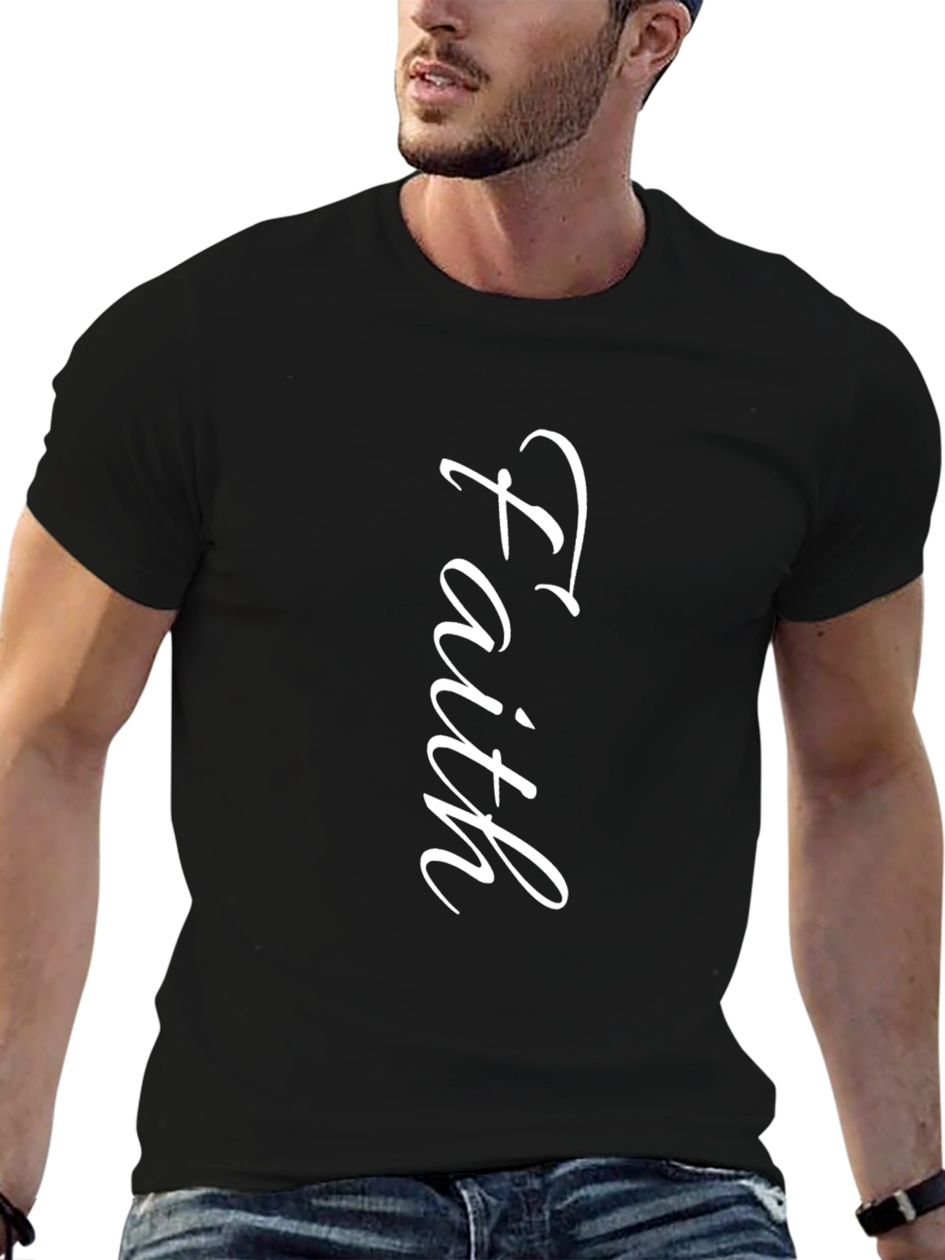 Faith Graphic T-Shirt - Black