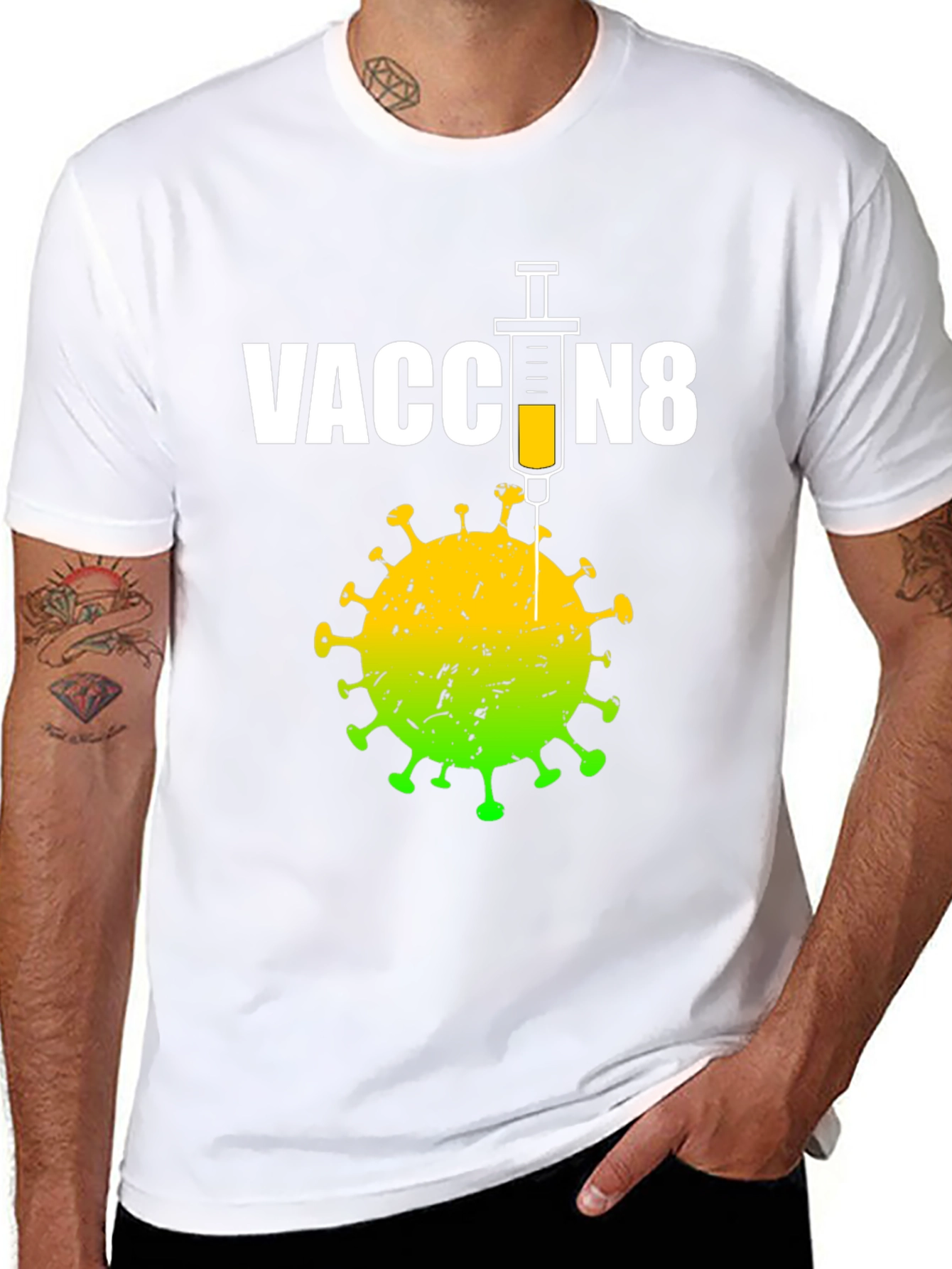 Vaccinate T-Shirt - Virus Graphic Tee