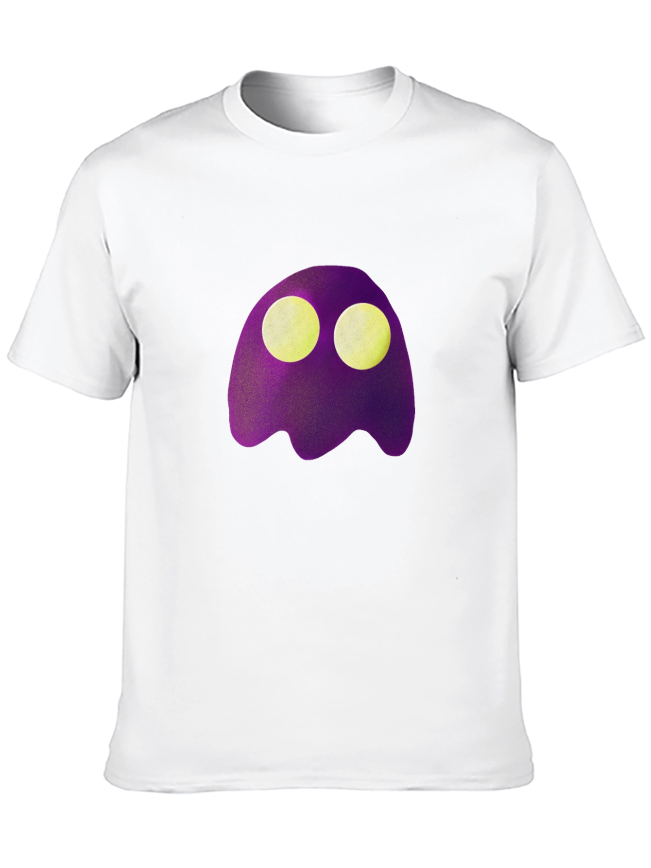 Purple Ghost Graphic Tee - Spooky Fun!