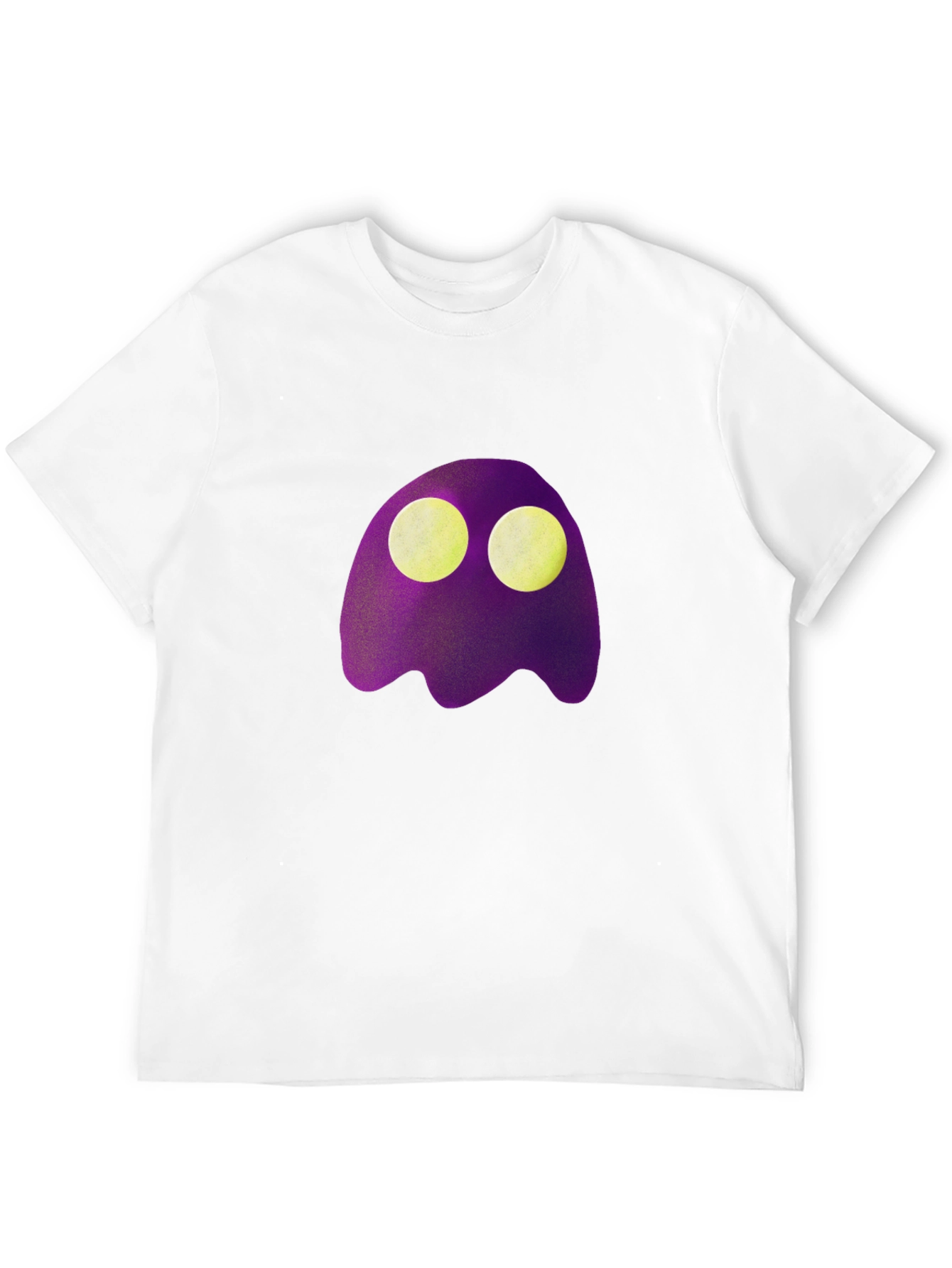 Purple Ghost Graphic Tee - Spooky Fun!