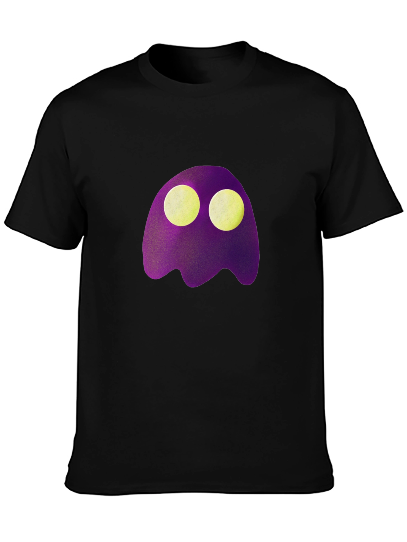 Purple Ghost Graphic Tee - Spooky Fun!