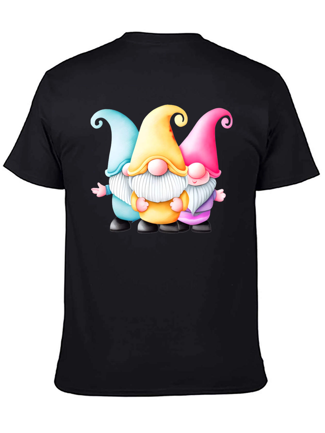 Gnome Trio Graphic T-Shirt - Fun & Festive Tee