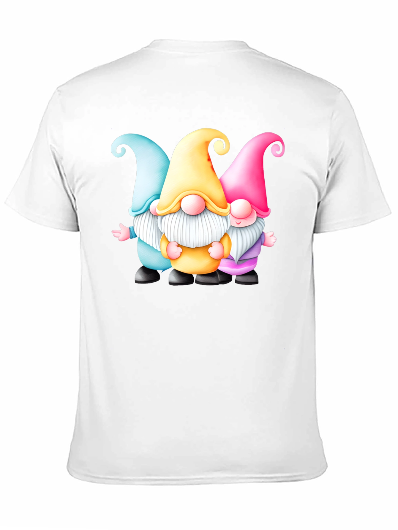 Gnome Trio Graphic T-Shirt - Fun & Festive Tee