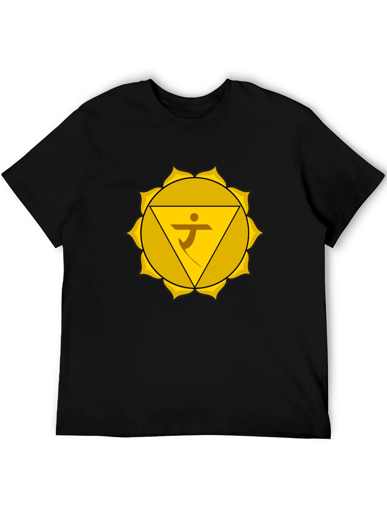 Solar Plexus Chakra Graphic Tee - Spiritual Design