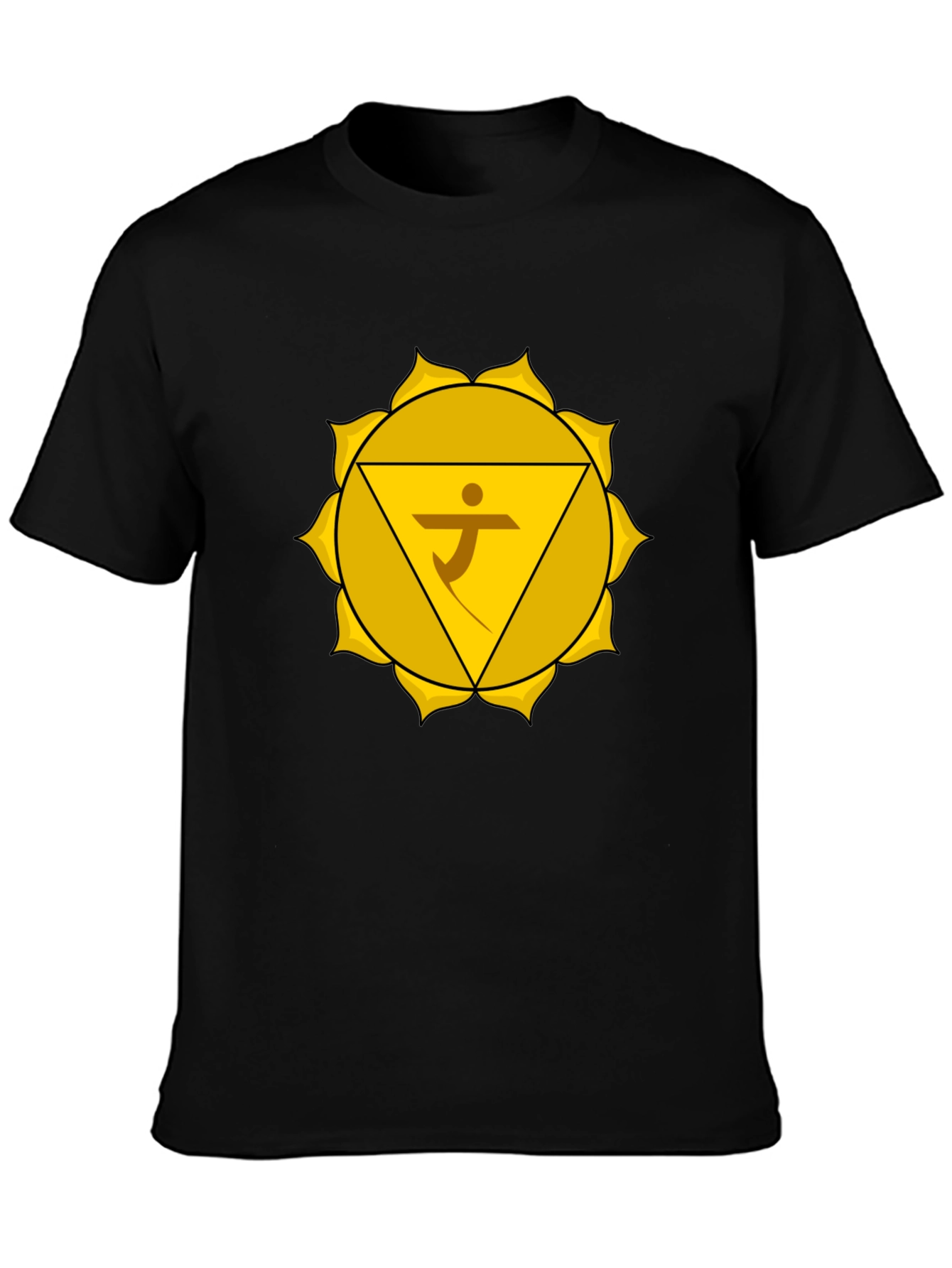 Solar Plexus Chakra Graphic Tee - Spiritual Design