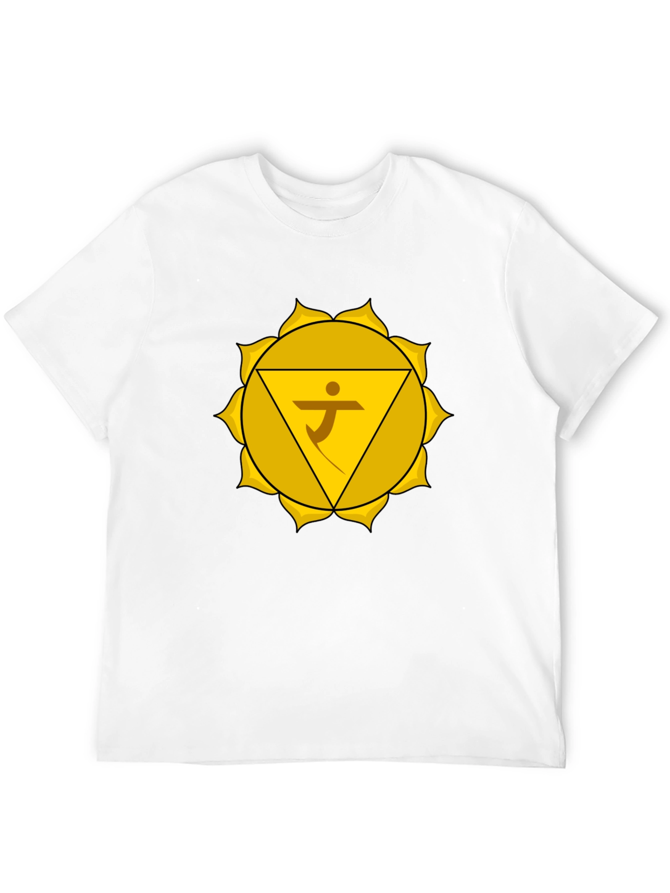 Solar Plexus Chakra Graphic Tee - Spiritual Design