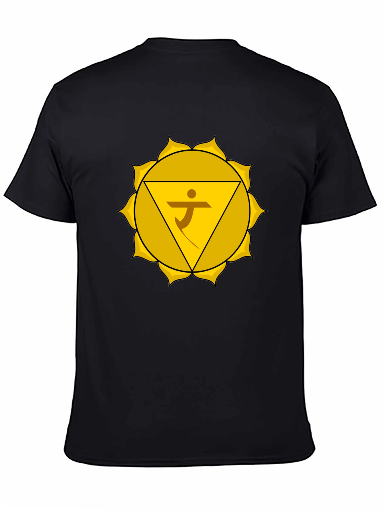 Solar Plexus Chakra Graphic Tee - Spiritual Design