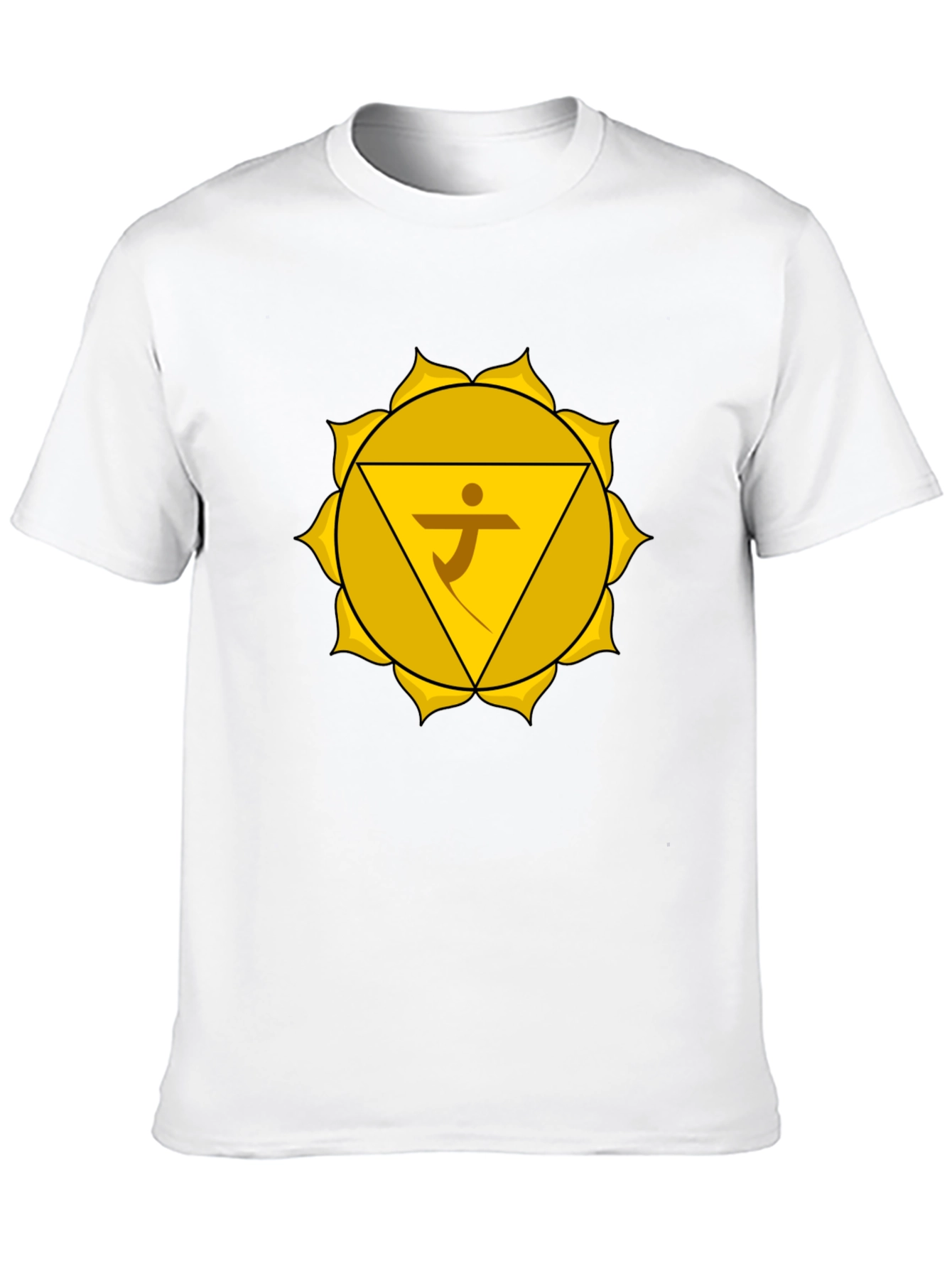 Solar Plexus Chakra Graphic Tee - Spiritual Design