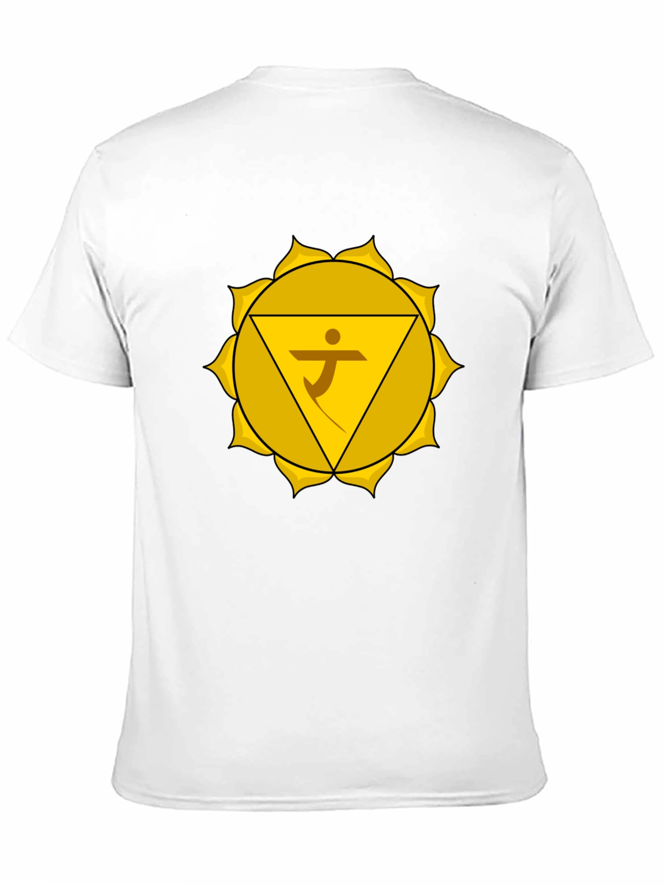 Solar Plexus Chakra Graphic Tee - Spiritual Design