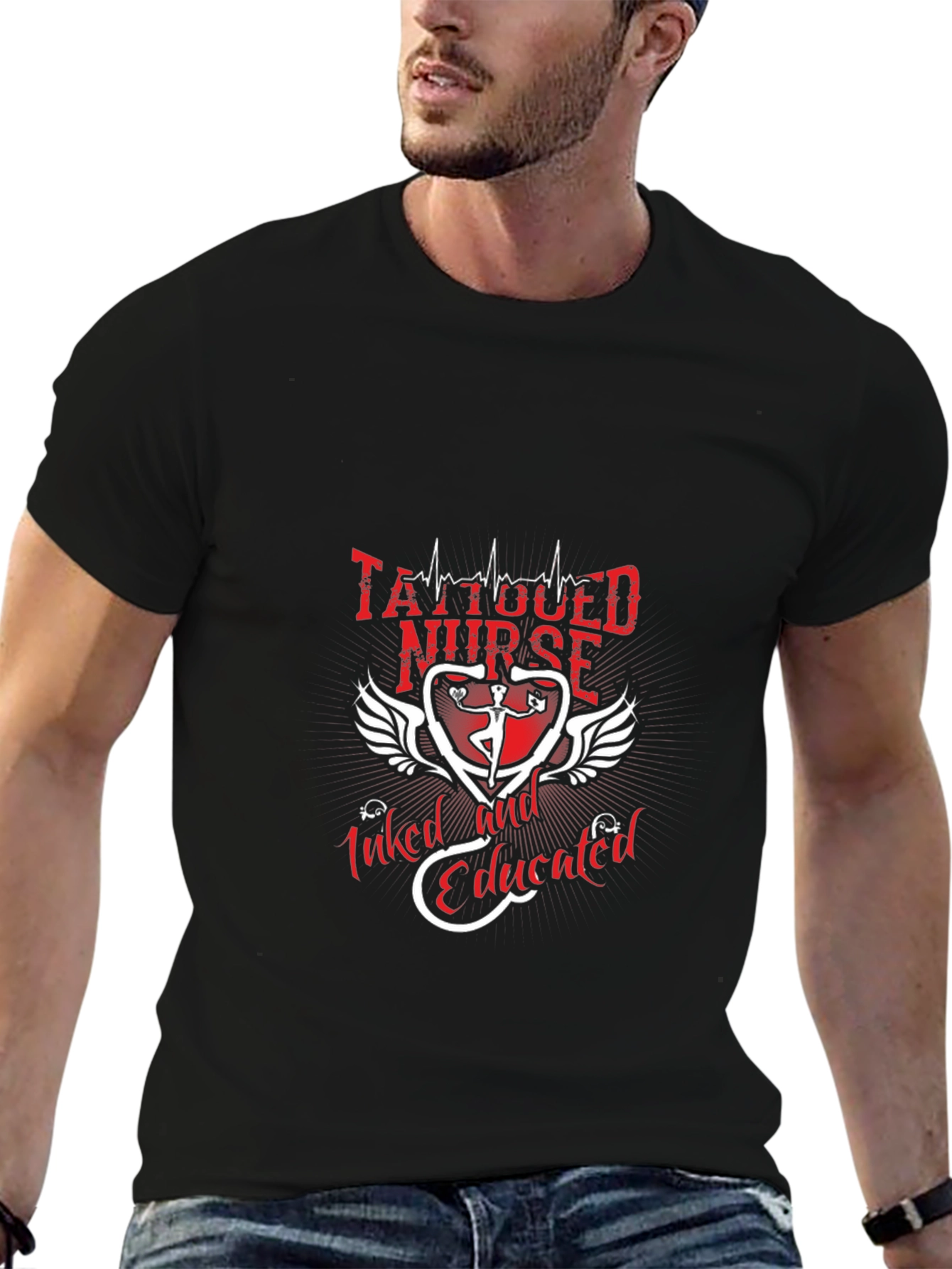Tattooed Nurse T-Shirt - Inked & Educated