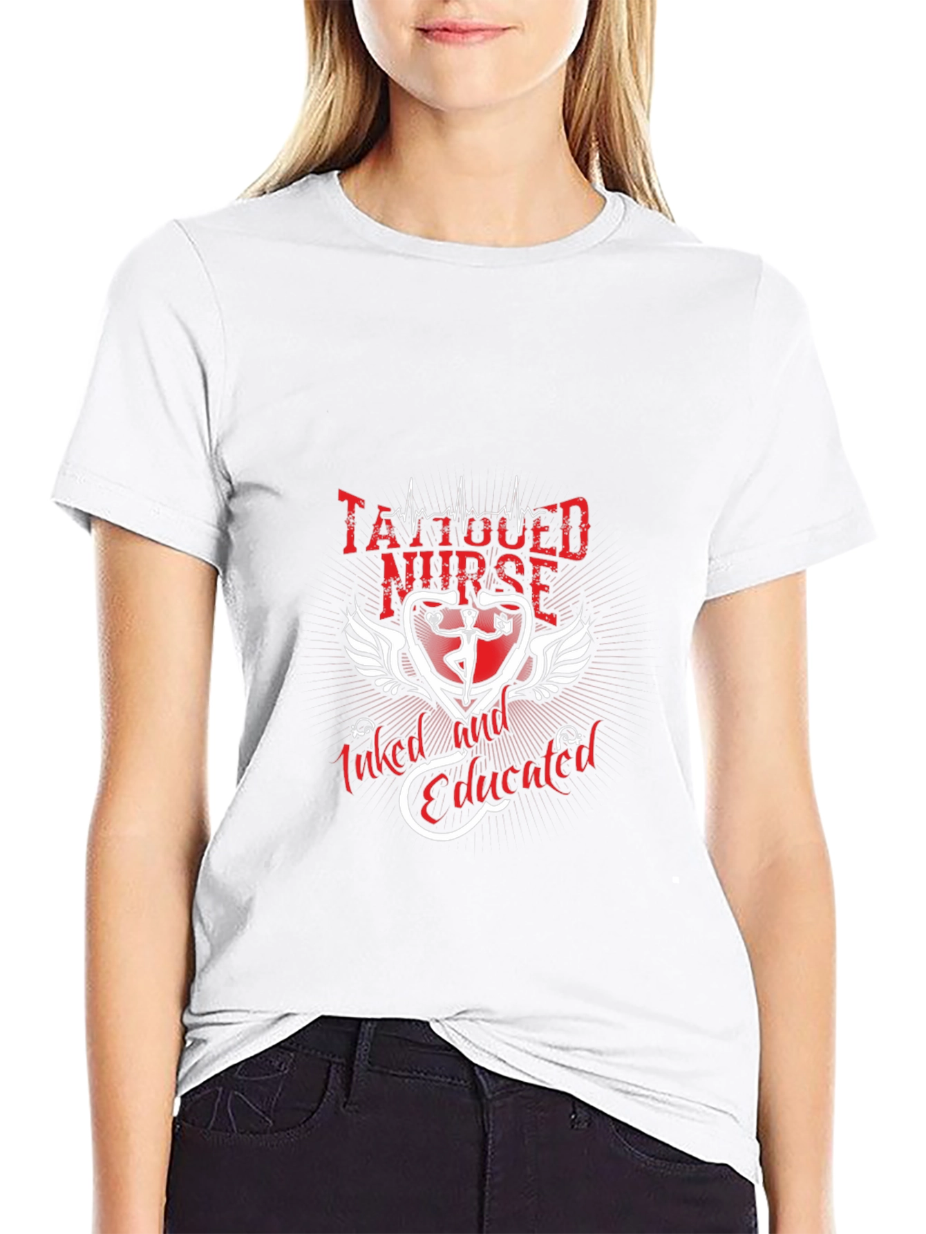 Tattooed Nurse T-Shirt - Inked & Educated