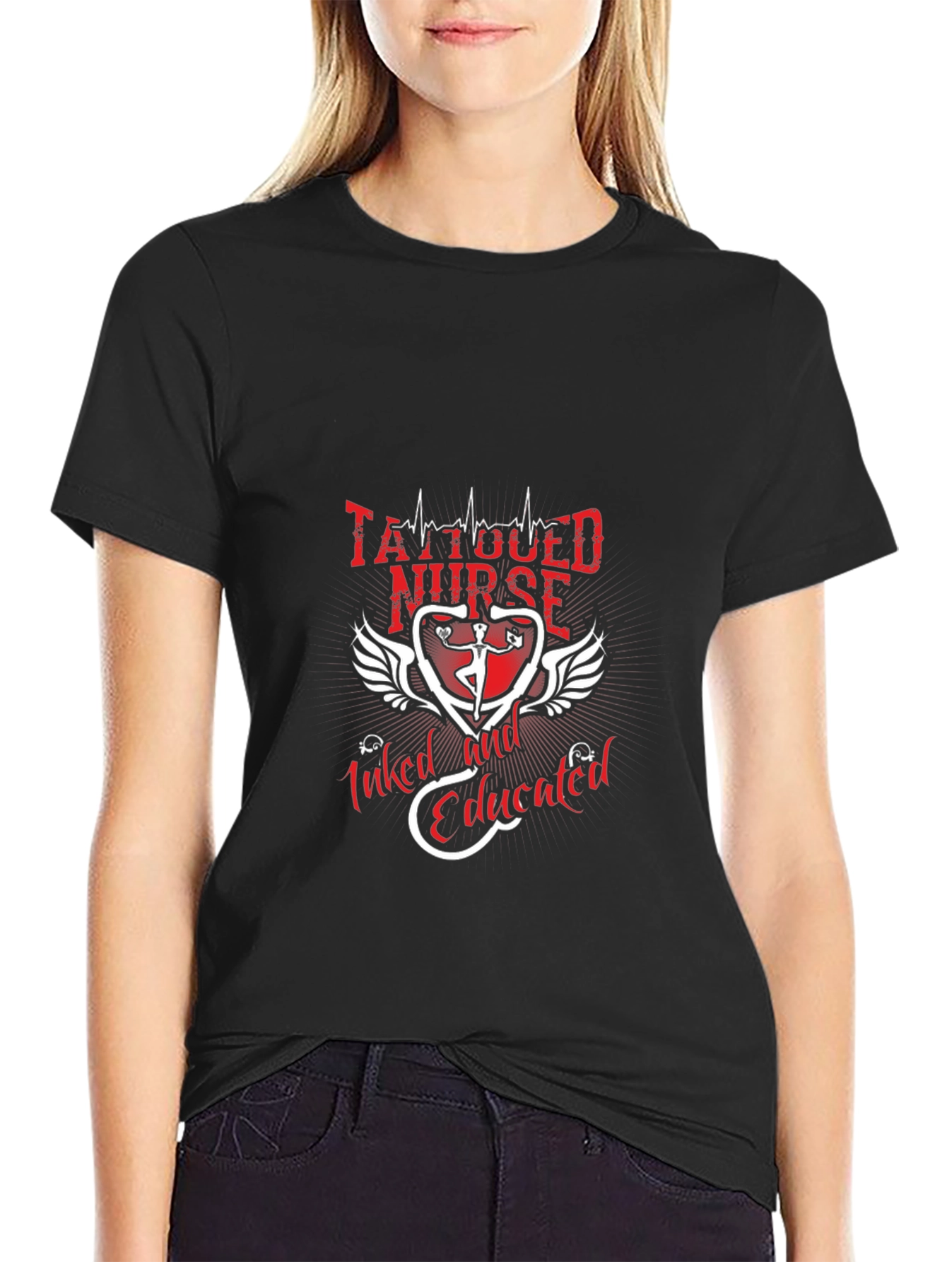 Tattooed Nurse T-Shirt - Inked & Educated