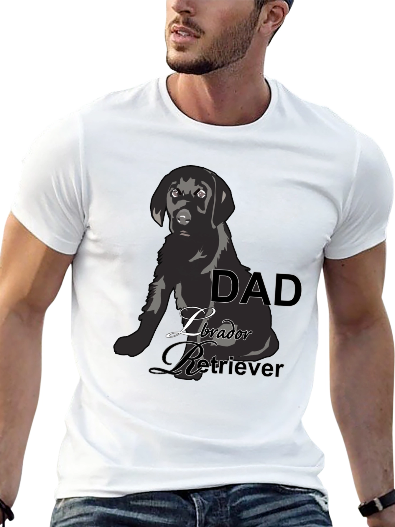 Dad Labrador Retriever Graphic T-Shirt