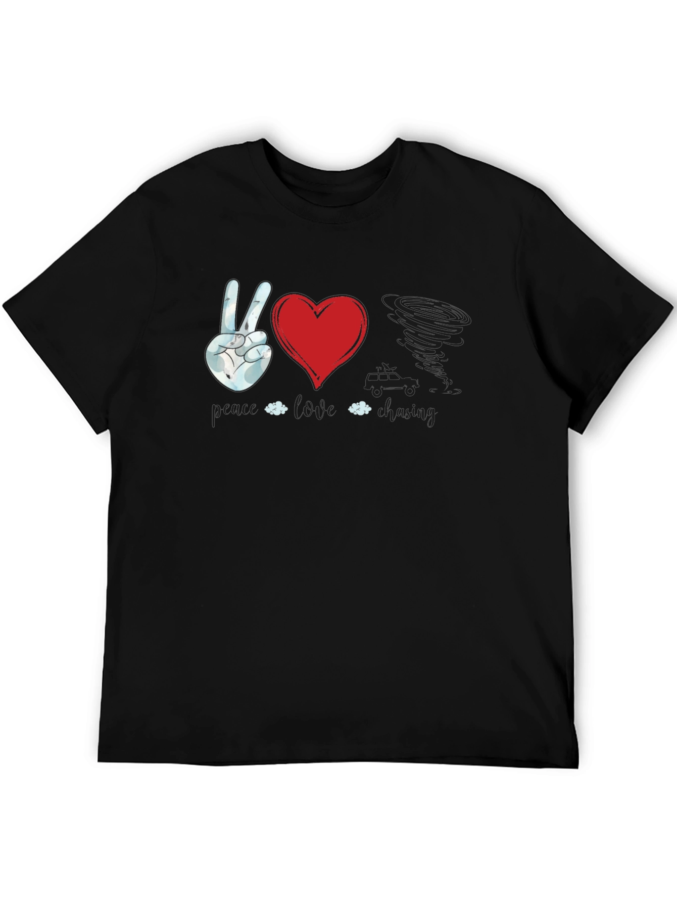 Peace Love Twister T-Shirt | Unique Graphic Tee