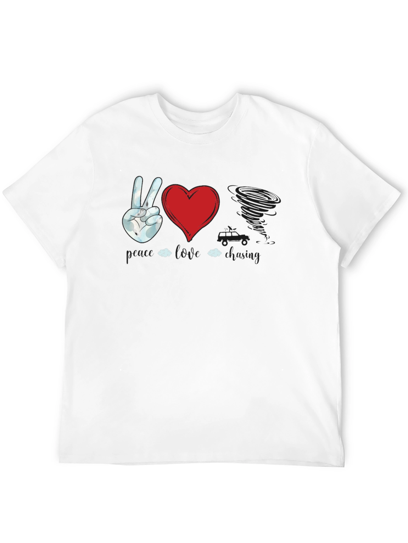 Peace Love Twister T-Shirt | Unique Graphic Tee