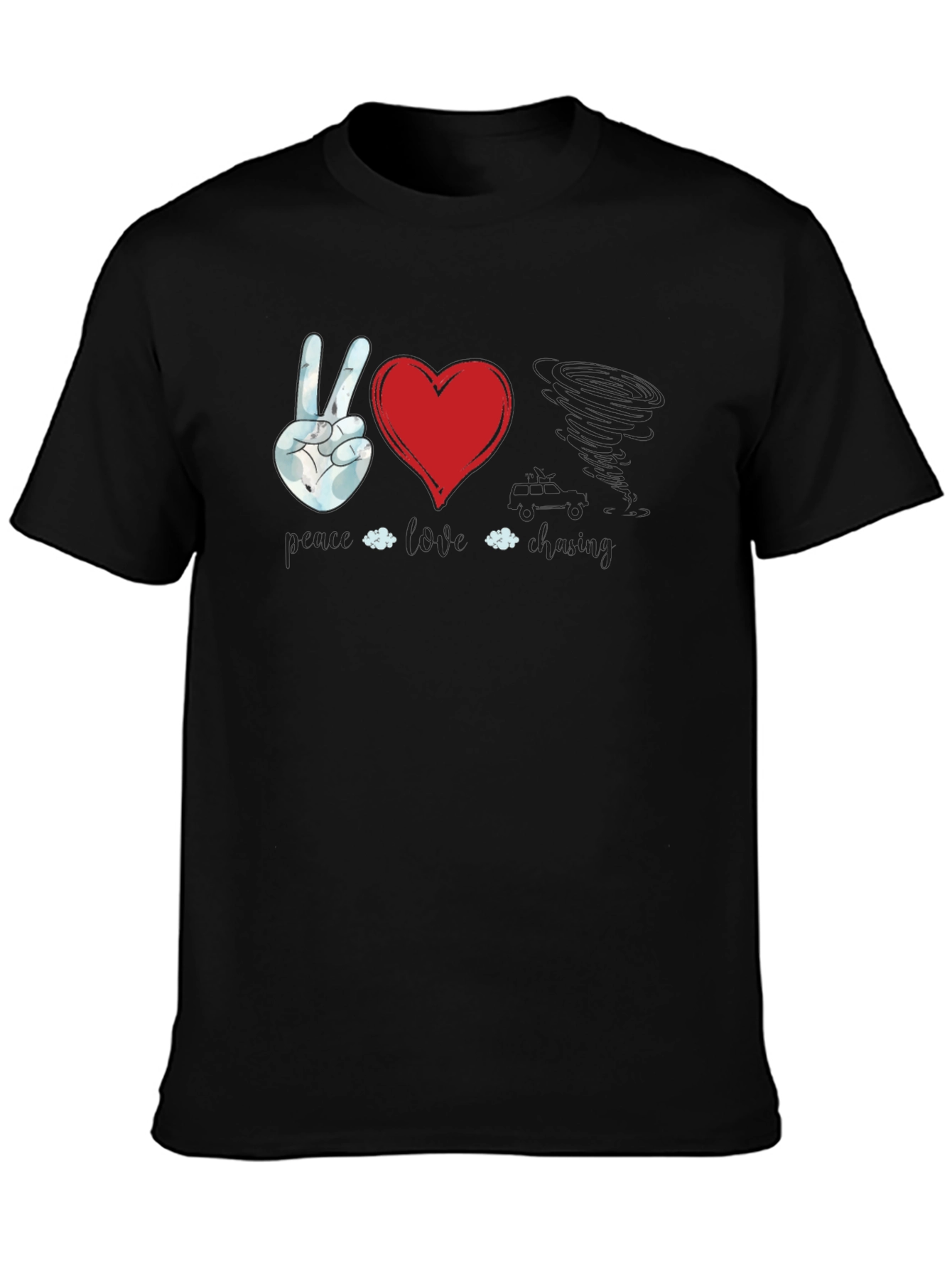 Peace Love Twister T-Shirt | Unique Graphic Tee