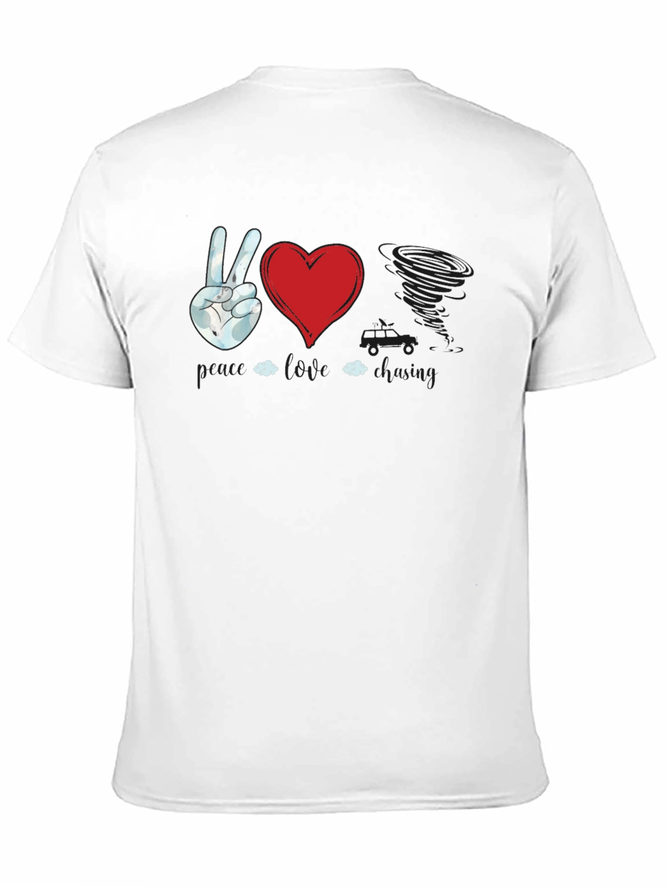 Peace Love Twister T-Shirt | Unique Graphic Tee