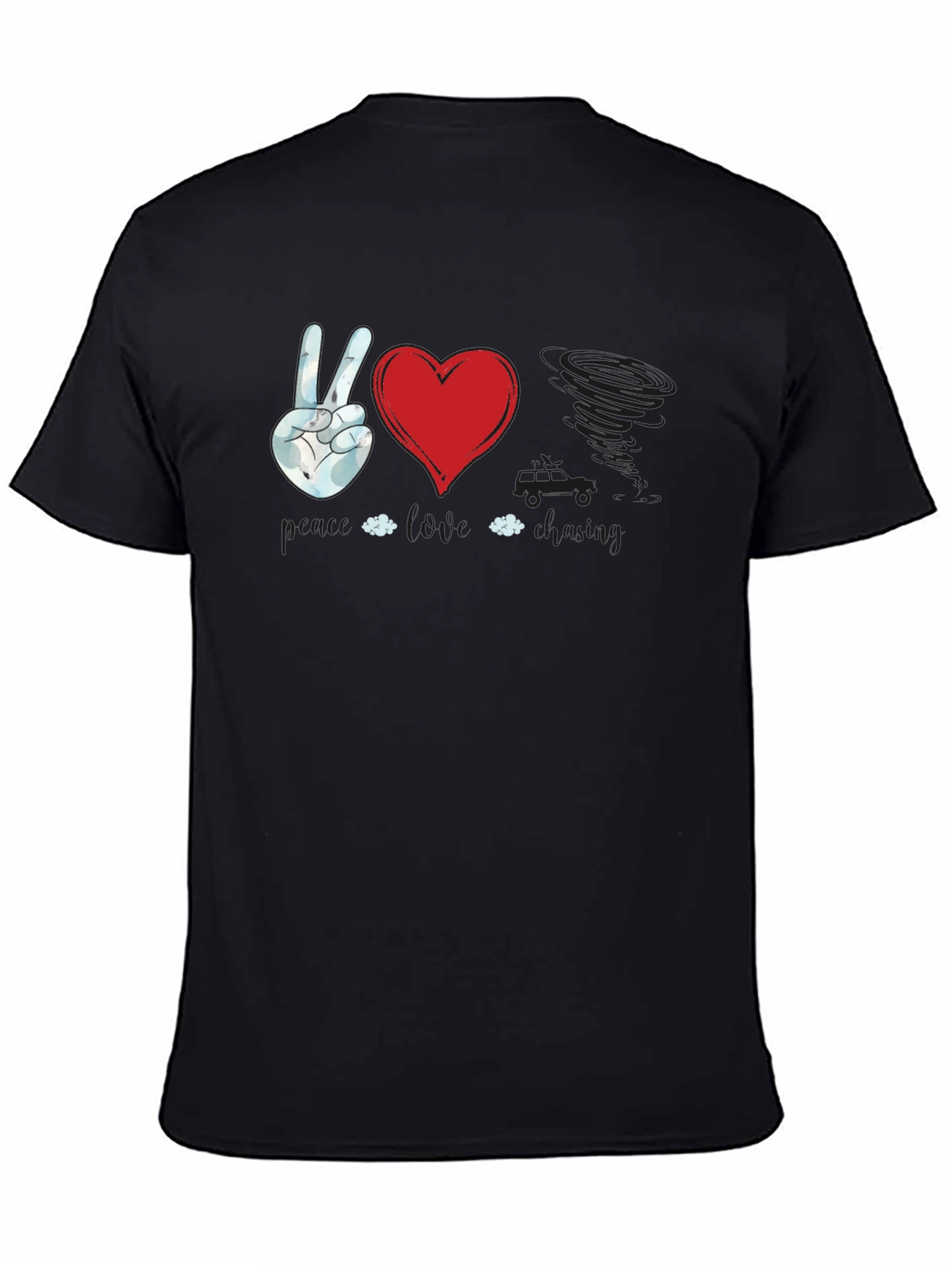 Peace Love Twister T-Shirt | Unique Graphic Tee